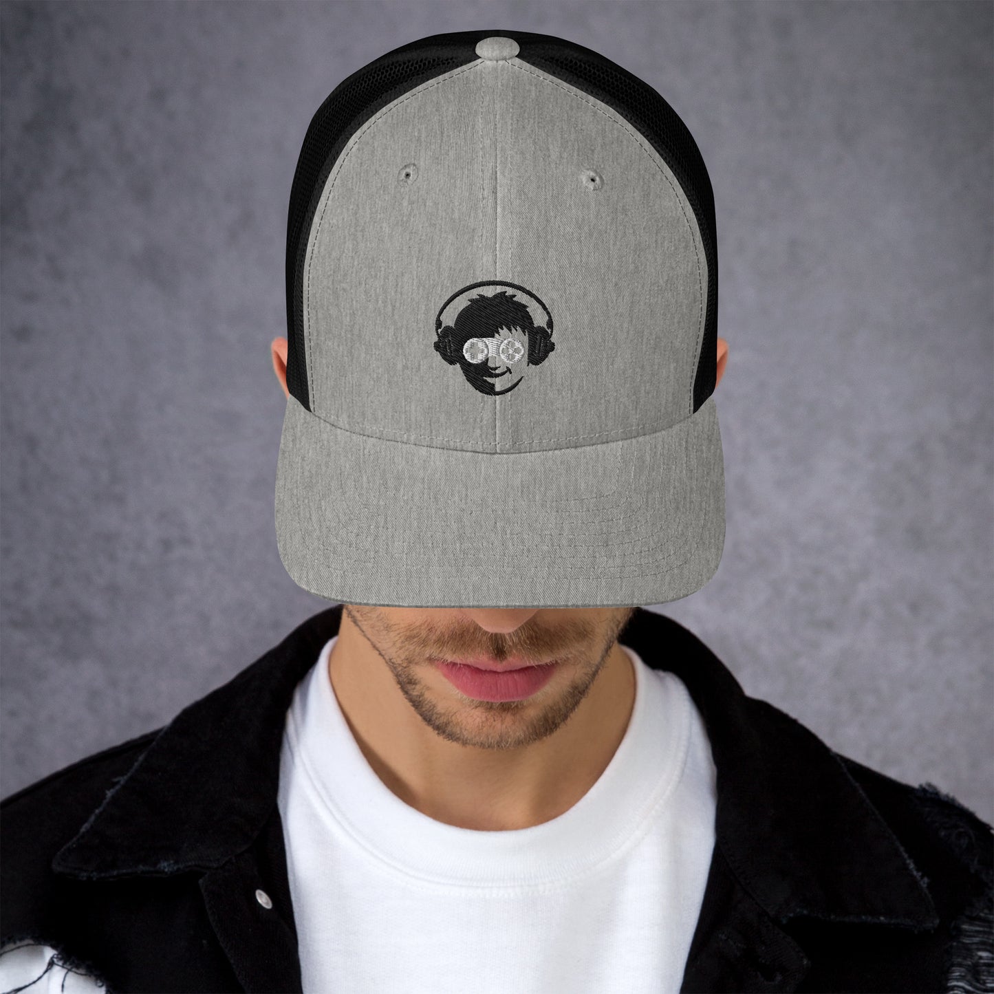 Gamer Cap in Heather / Grey - Perfect for the Gaming Geek