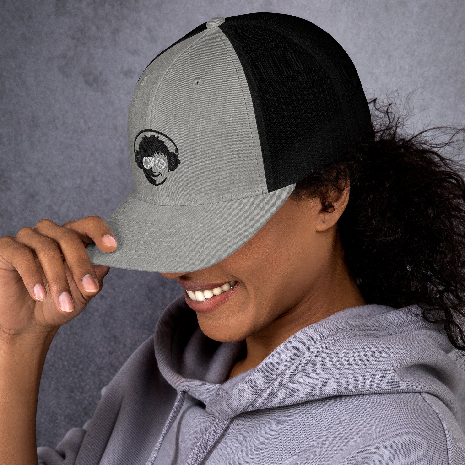 Gamer Cap in Heather / Grey - Perfect for the Gaming Geek