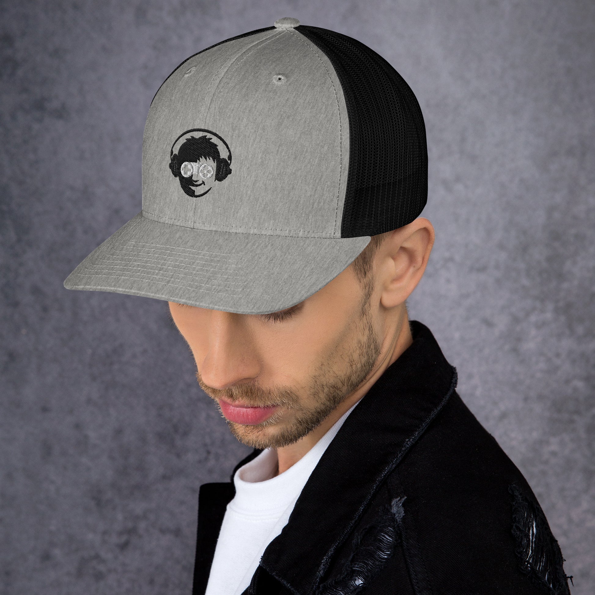 Gamer Cap in Heather / Grey - Perfect for the Gaming Geek