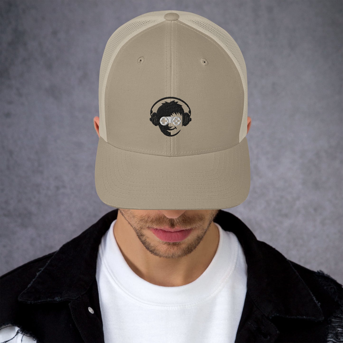 Gamer Cap in Khaki - Perfect for the Gaming Geek