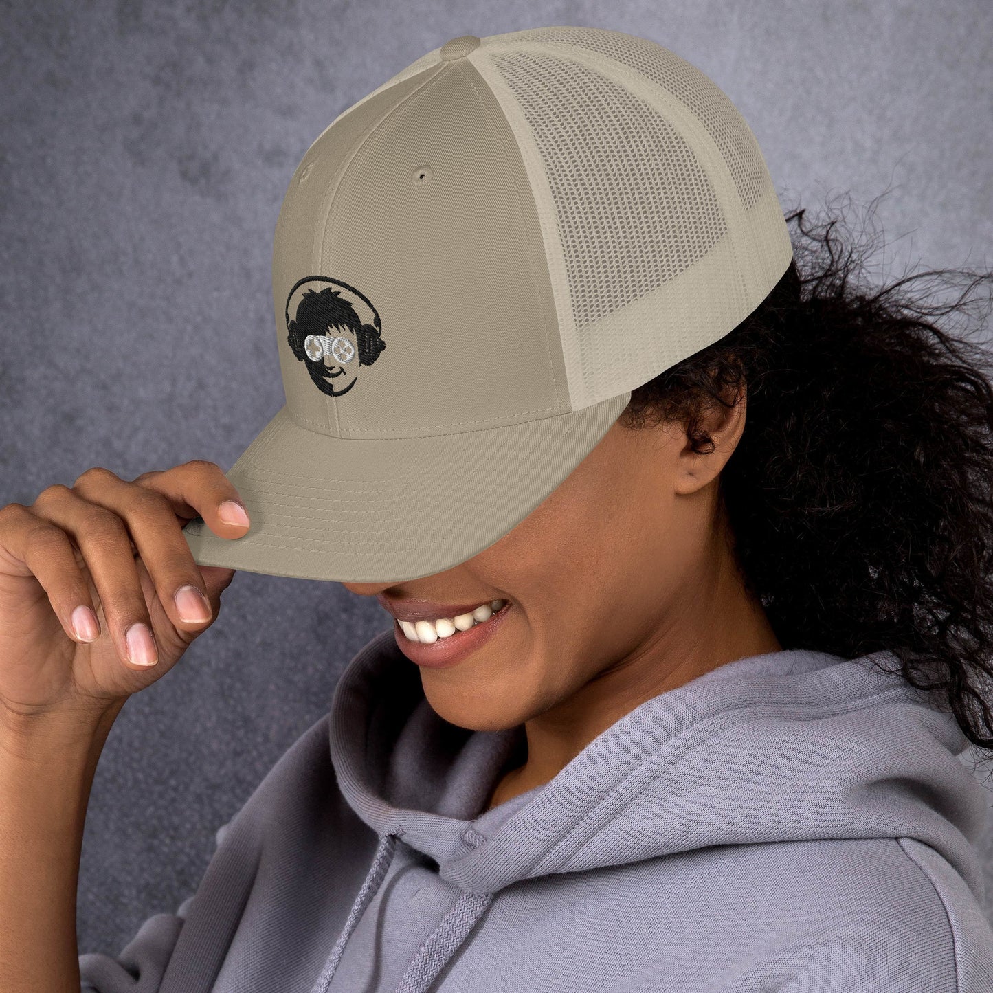 Gamer Cap in Khaki - Perfect for the Gaming Geek