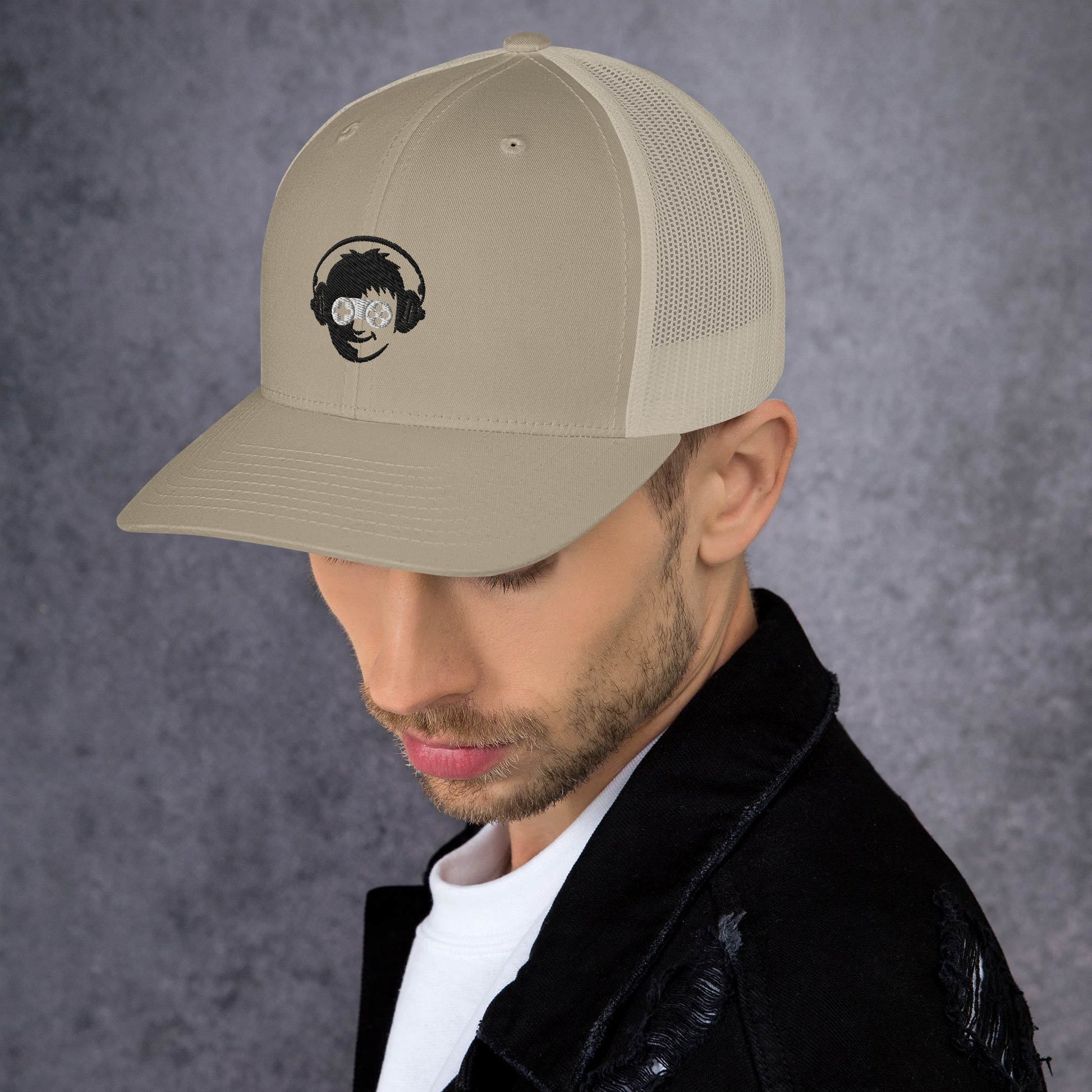 Gamer Cap in Khaki - Perfect for the Gaming Geek