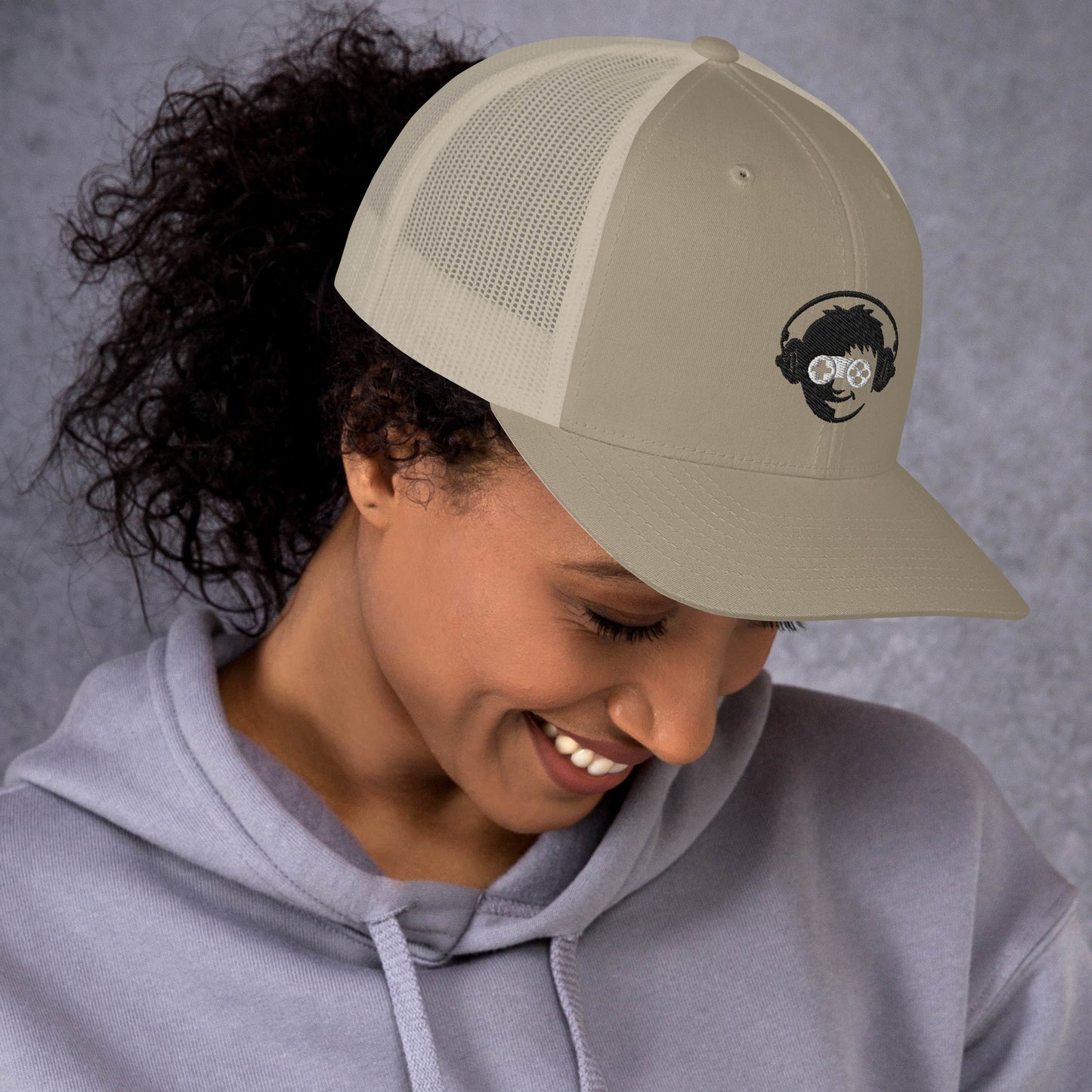 Gamer Cap in Khaki - Perfect for the Gaming Geek