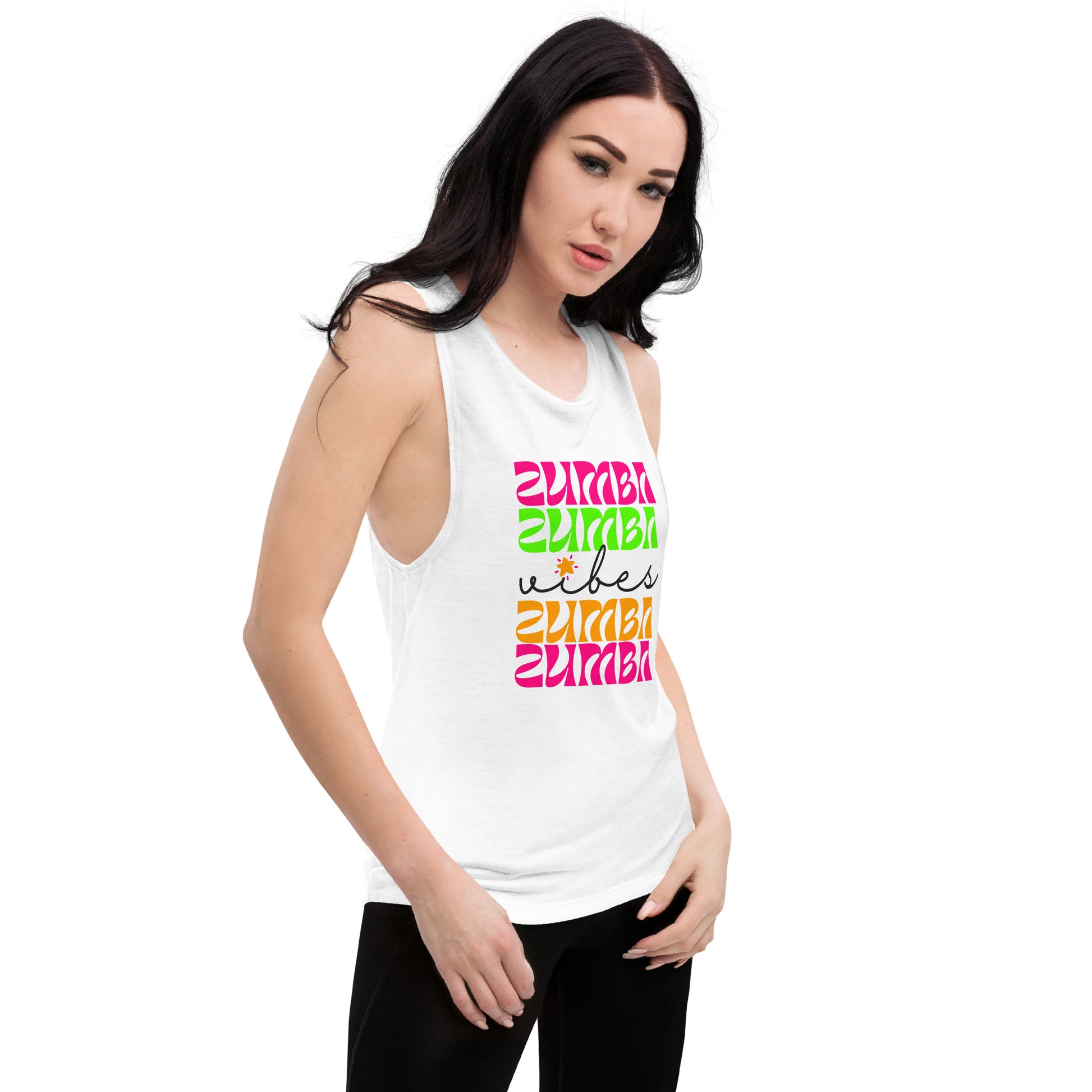 Zumba Vibes - Ladies’ Muscle Tank - HobbyMeFree