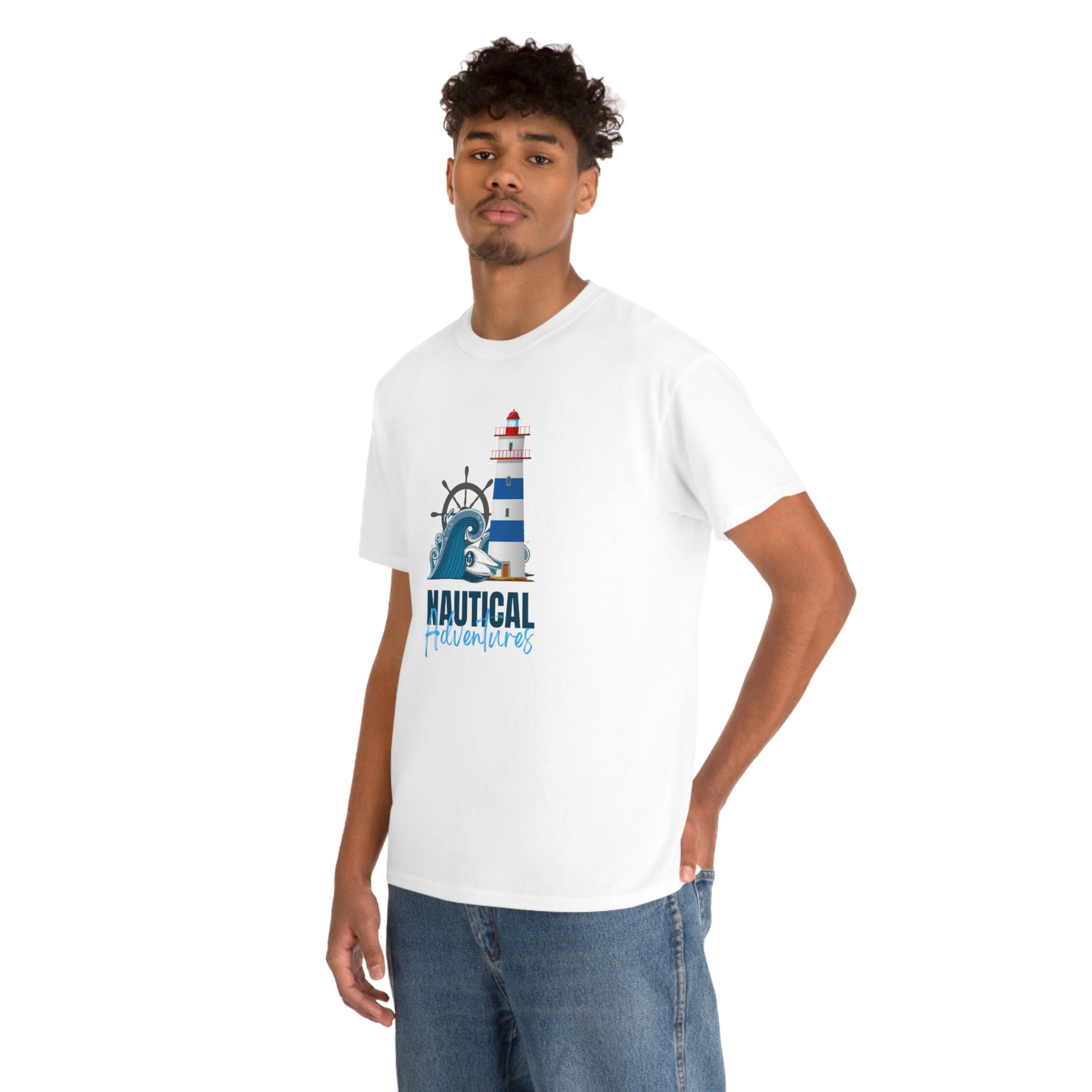 Nautical adventures - Unisex Heavy Cotton Tee - HobbyMeFree