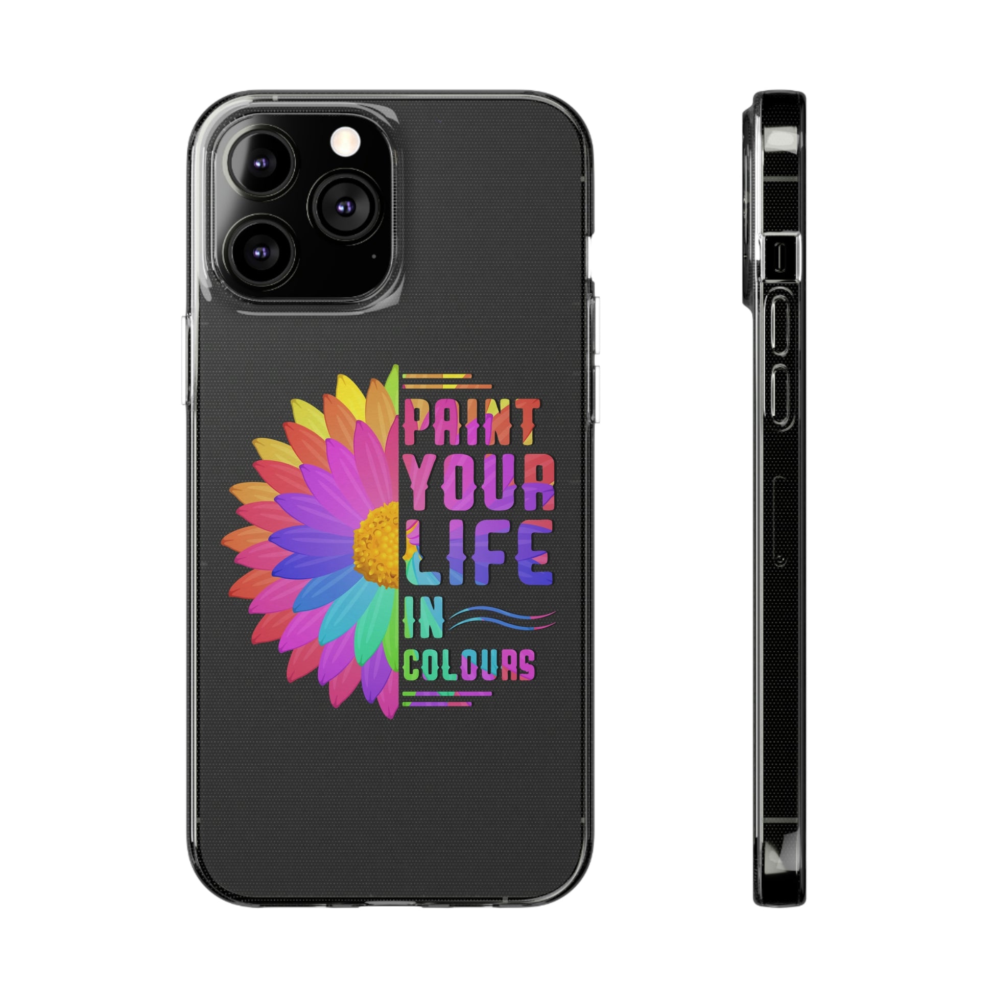 Paint your life in colours - Soft Phone Cases - HobbyMeFree