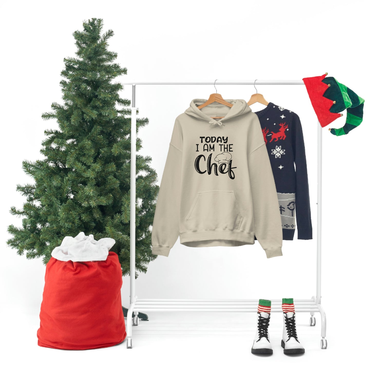 I Am The Chef - Unisex Hooded Sweatshirt - HobbyMeFree