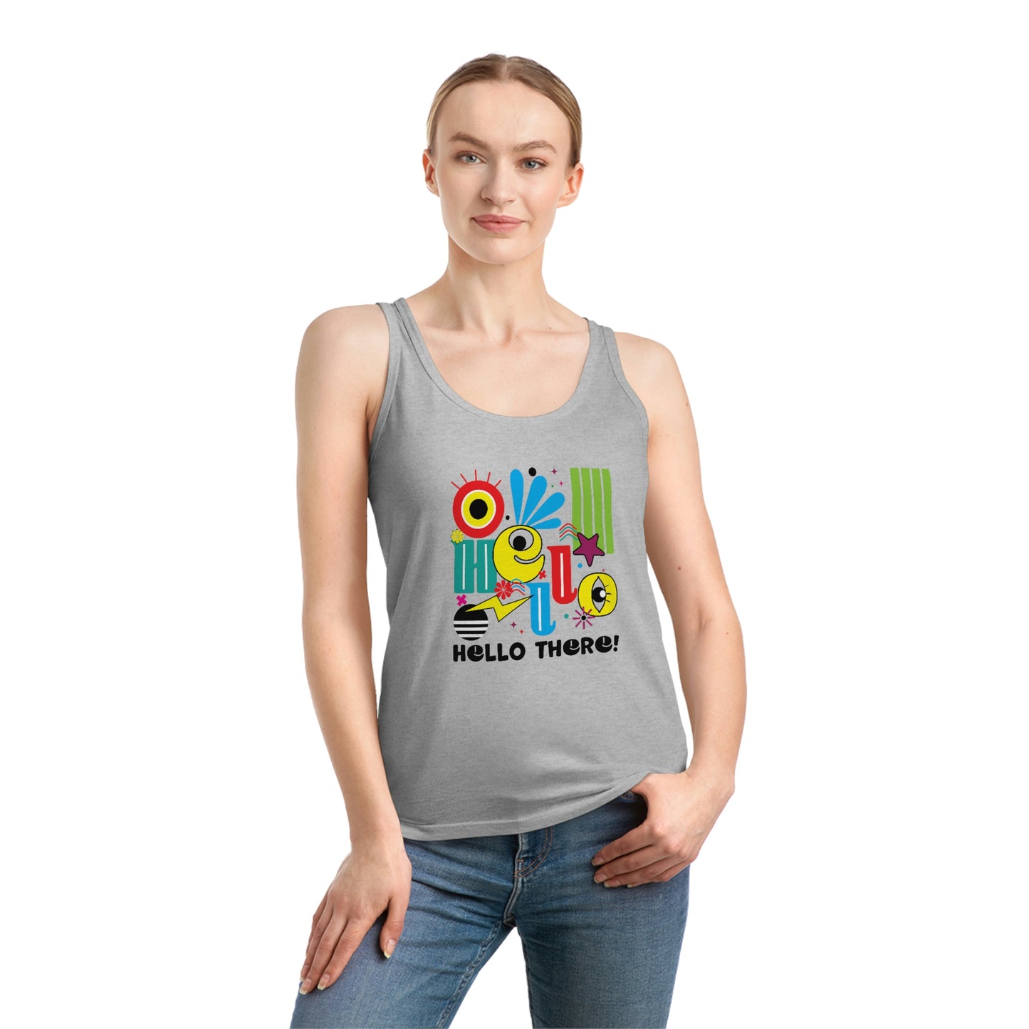 Hello There - Colorful Women's Dreamer Tank Top - HobbyMeFree