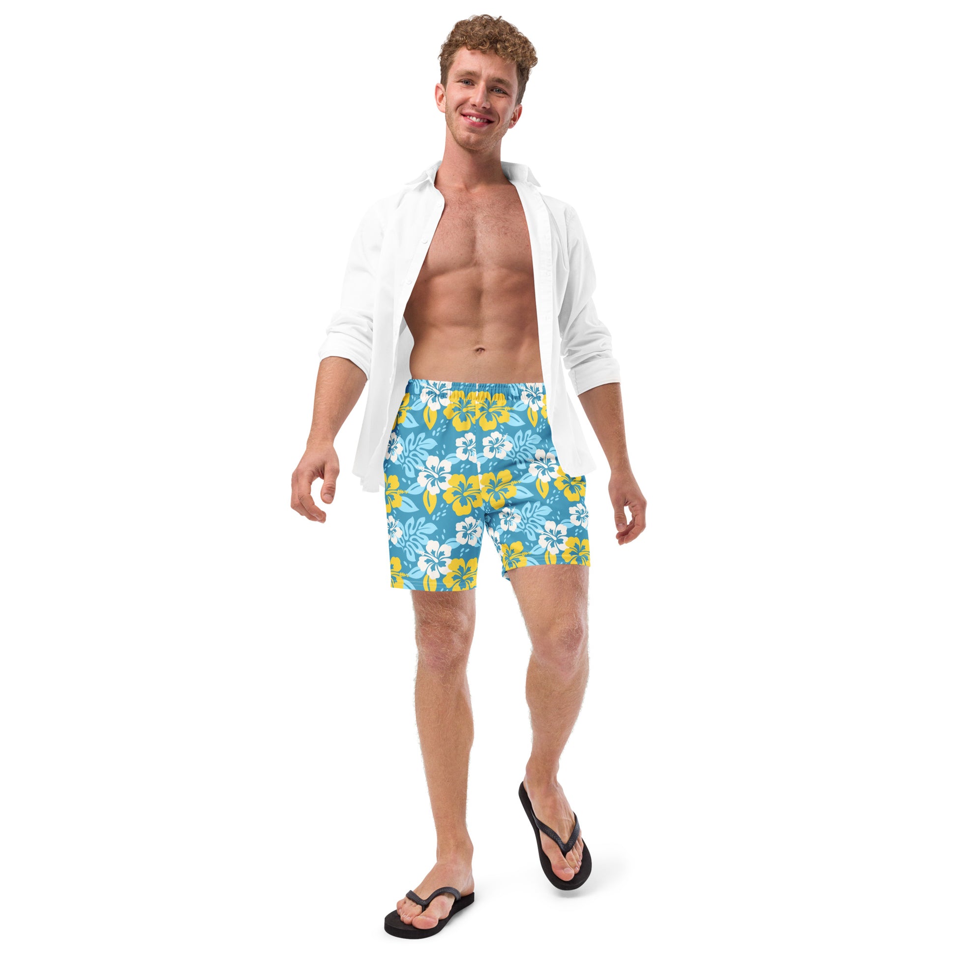 Hawaii Flowers - Men's swim trunks - HobbyMeFree