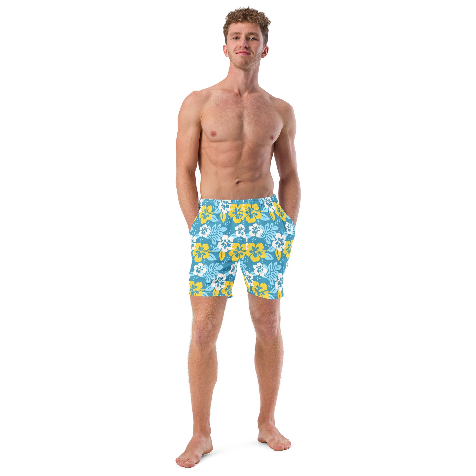 Hawaii Flowers - Men's swim trunks - HobbyMeFree