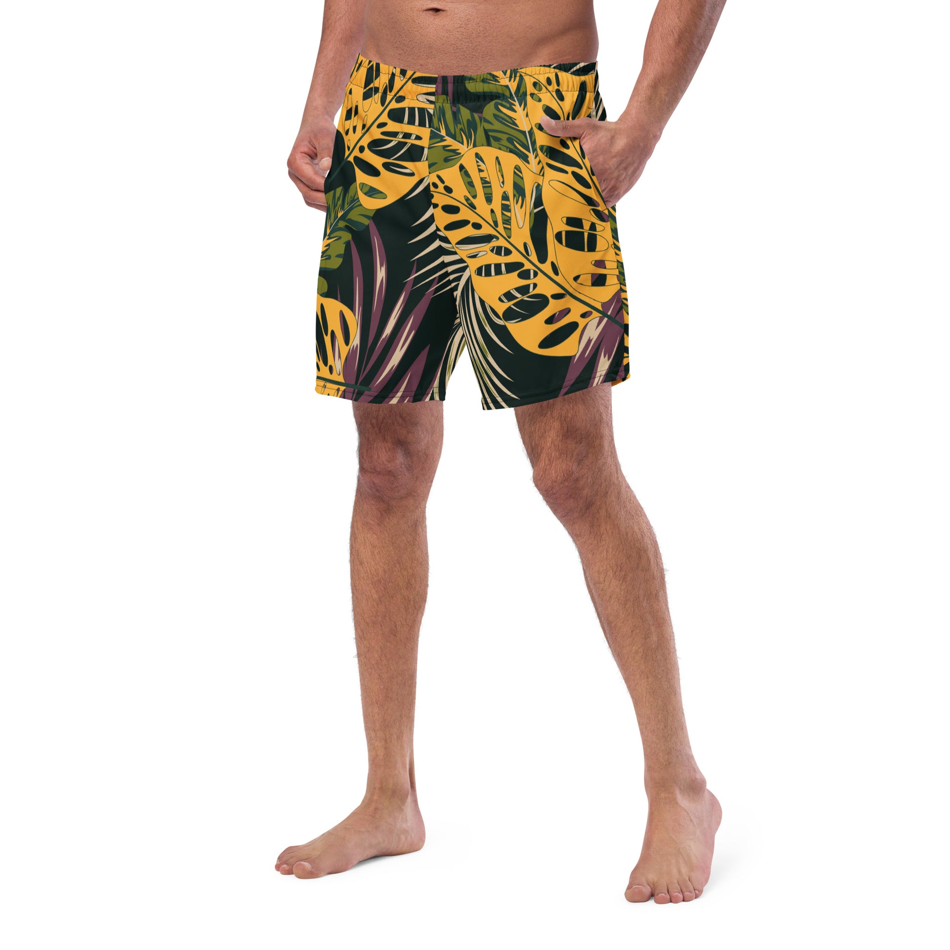 Summer Leaves - Men's swim trunks - HobbyMeFree