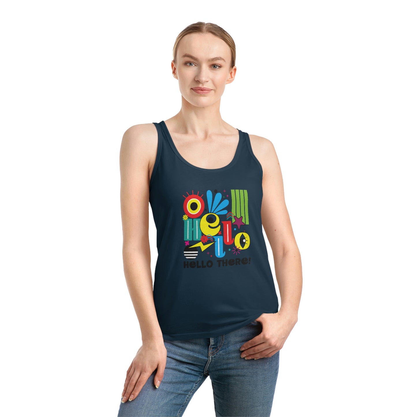 Hello There - Colorful Women's Dreamer Tank Top - HobbyMeFree