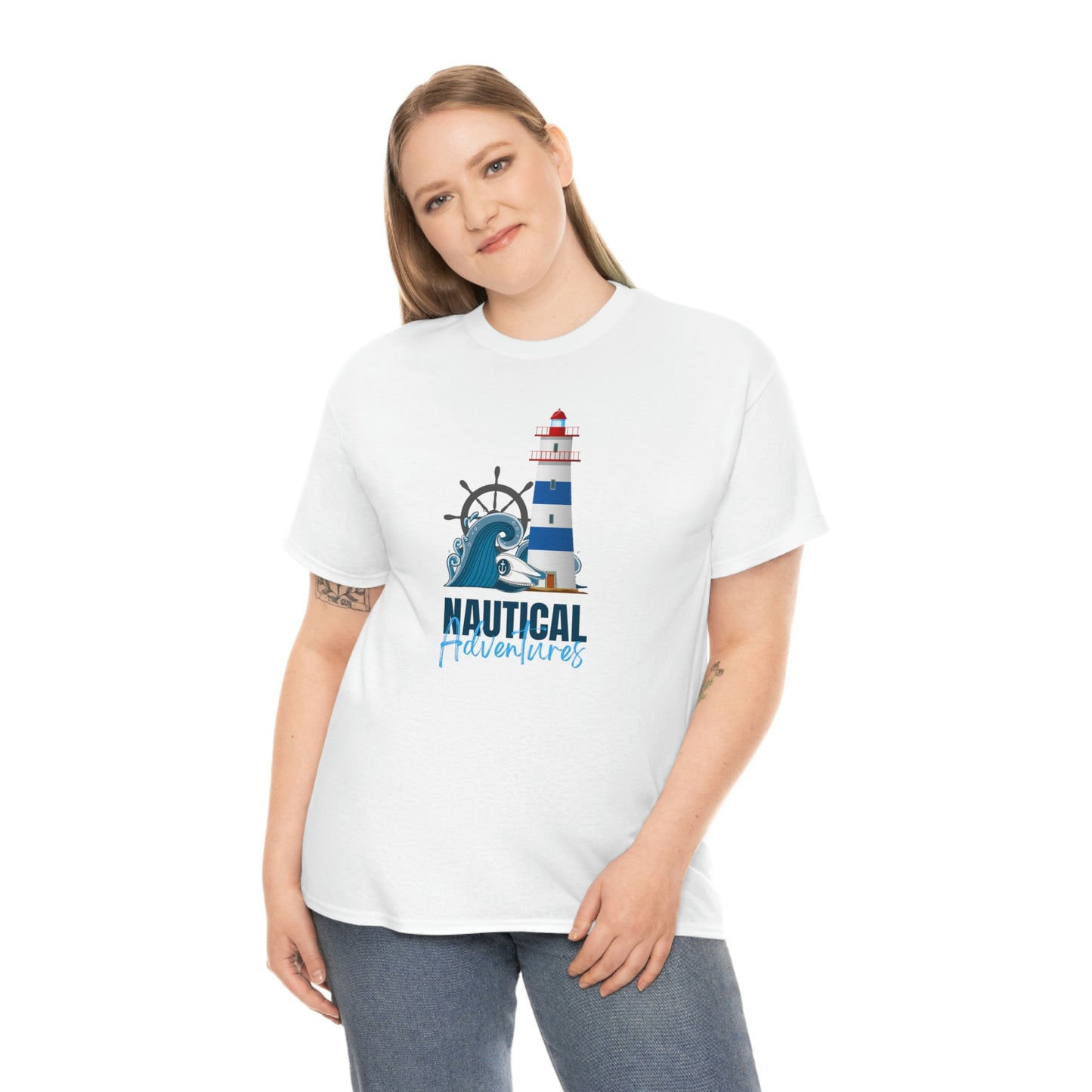 Nautical adventures - Unisex Heavy Cotton Tee - HobbyMeFree