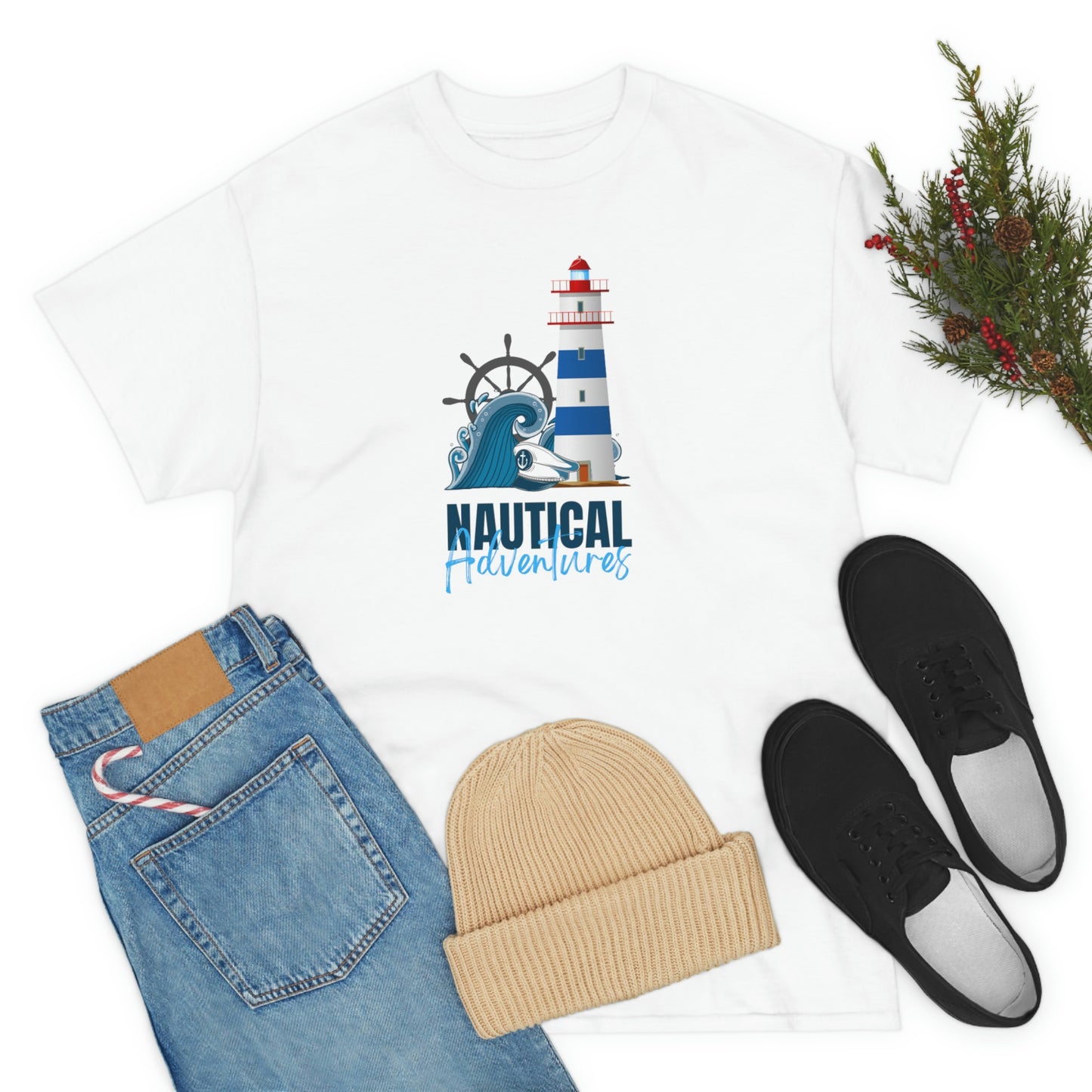 Nautical adventures - Unisex Heavy Cotton Tee - HobbyMeFree