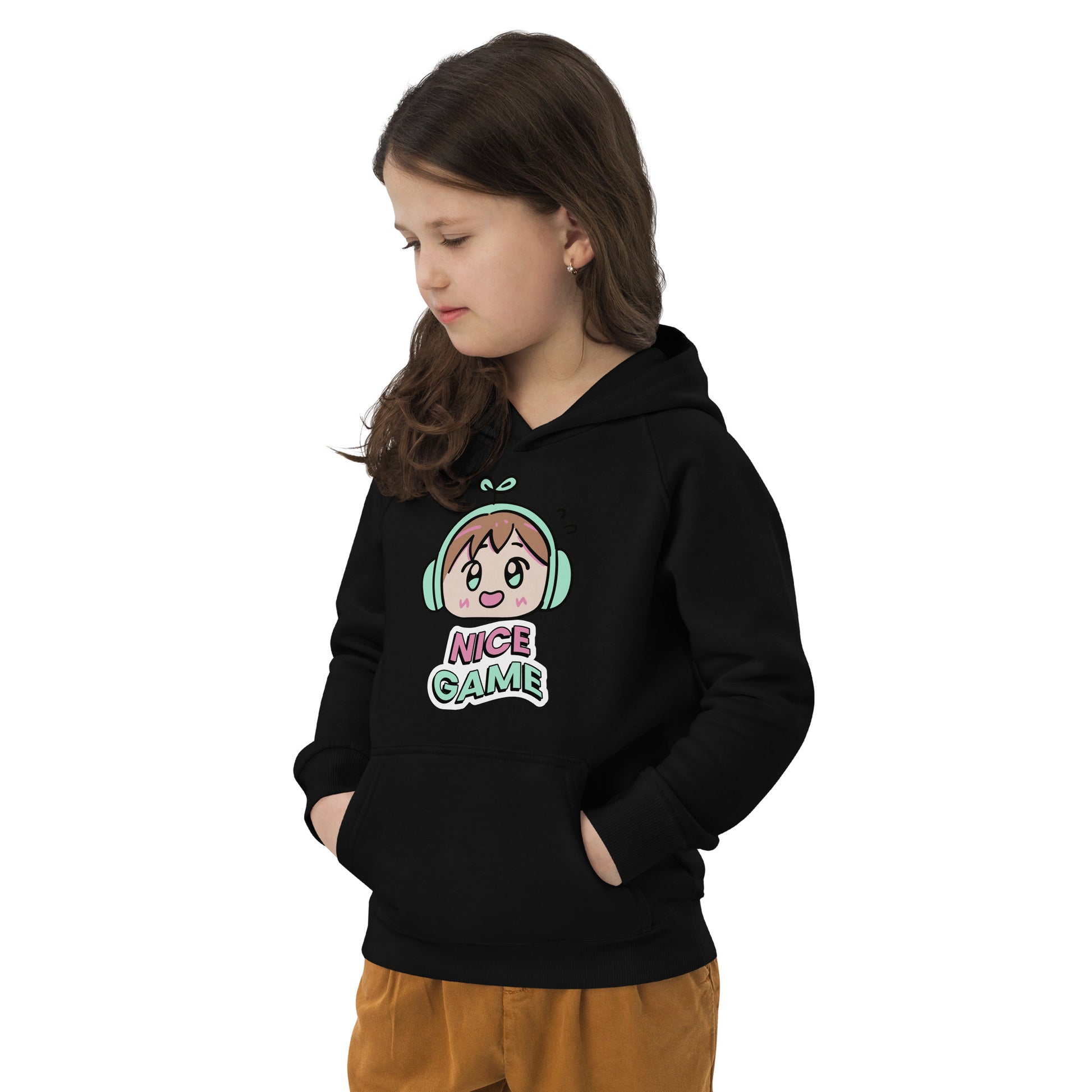 Nice Game - Kids eco hoodie - HobbyMeFree