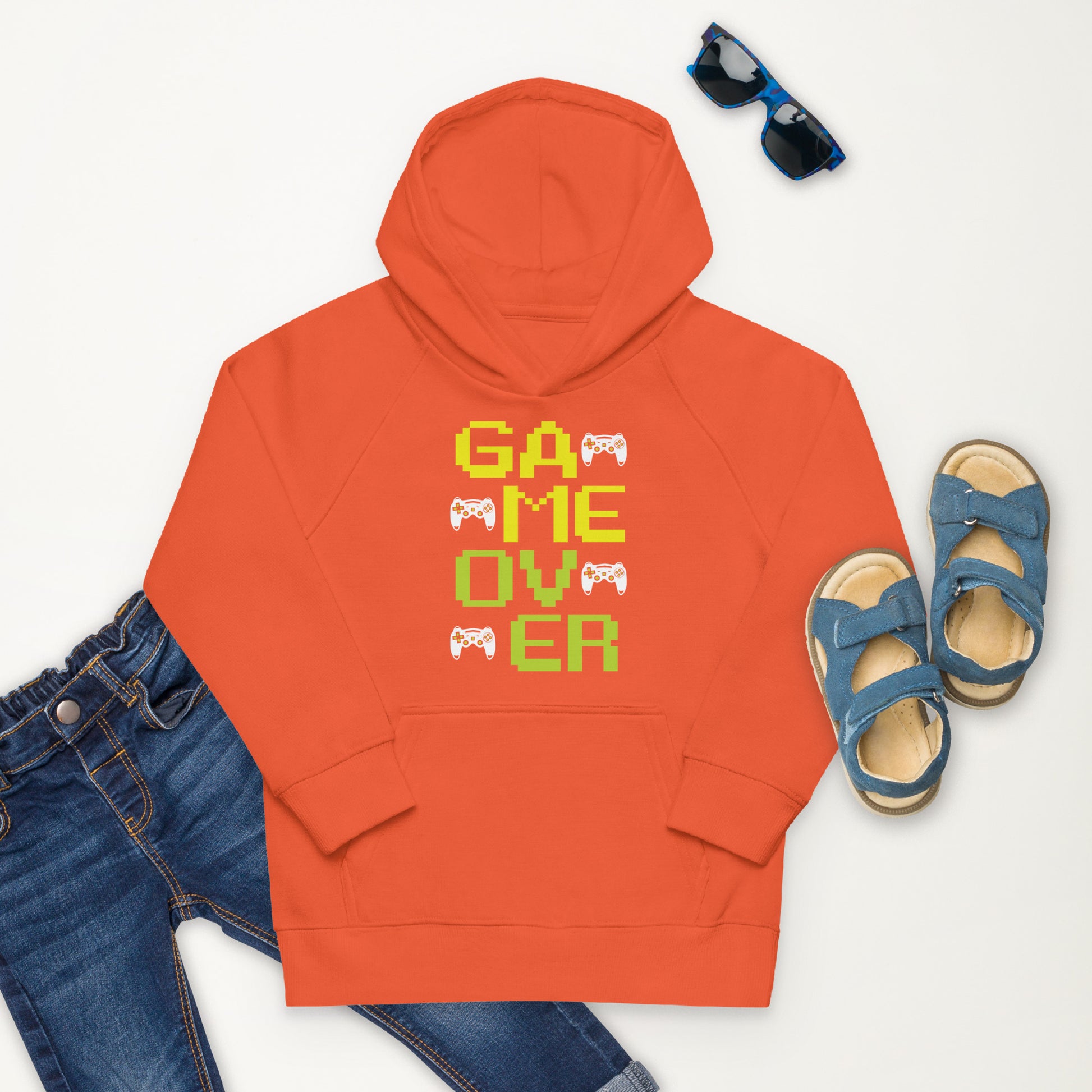 Game Over - Kids eco hoodie - HobbyMeFree