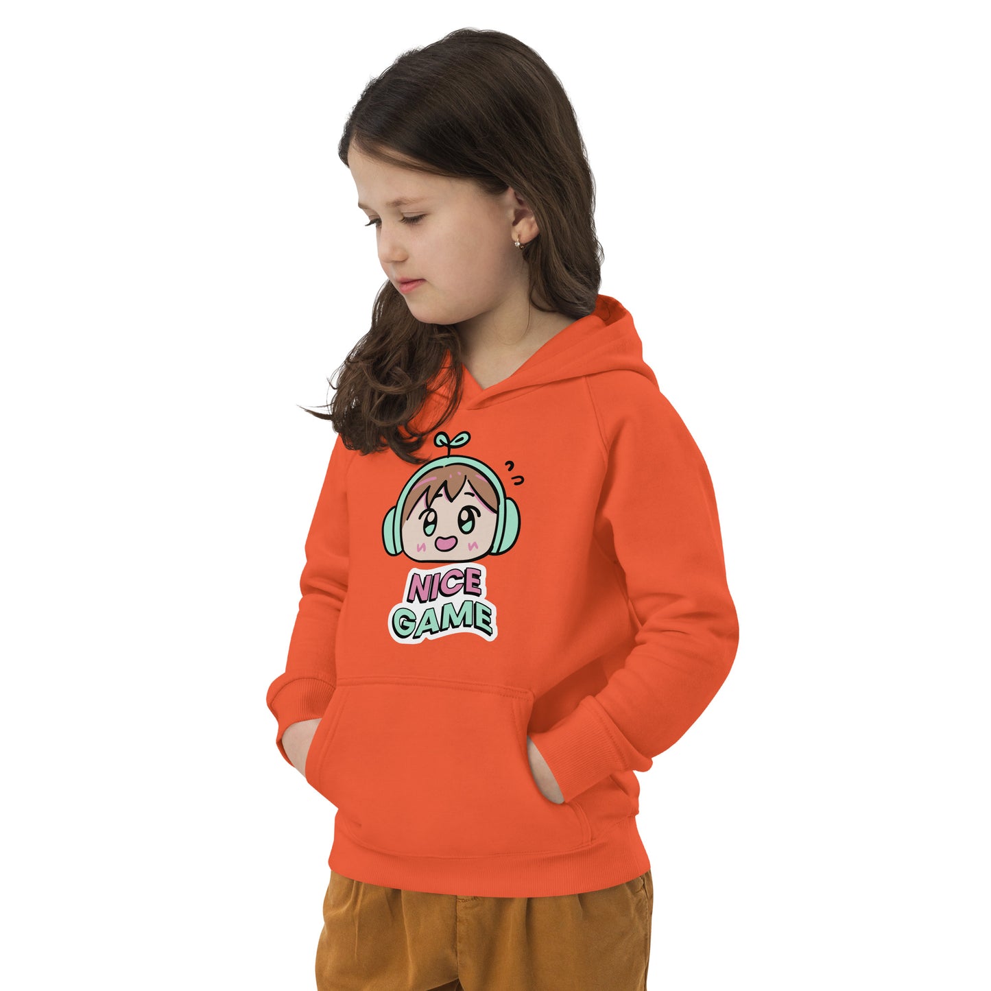 Nice Game - Kids eco hoodie - HobbyMeFree