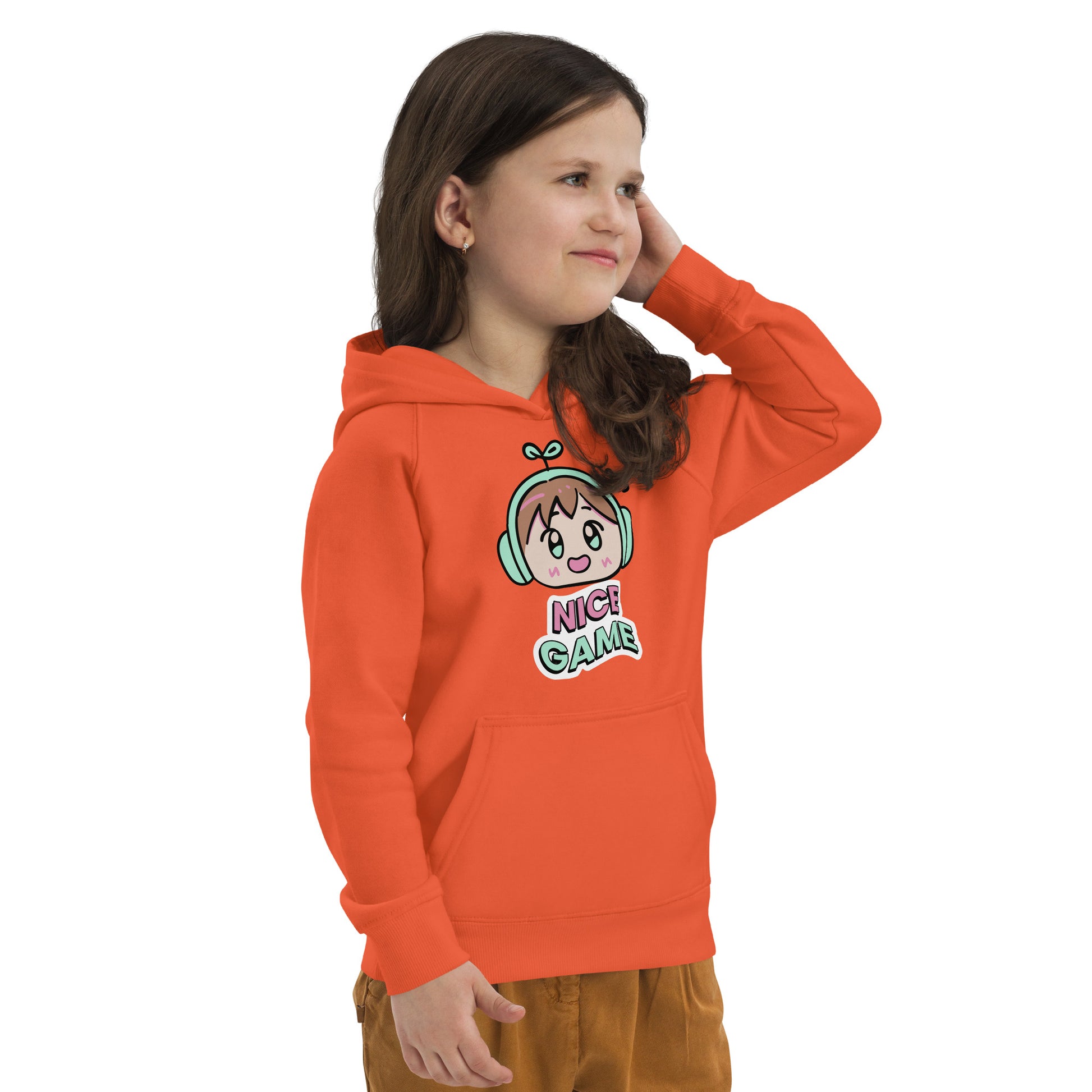 Nice Game - Kids eco hoodie - HobbyMeFree