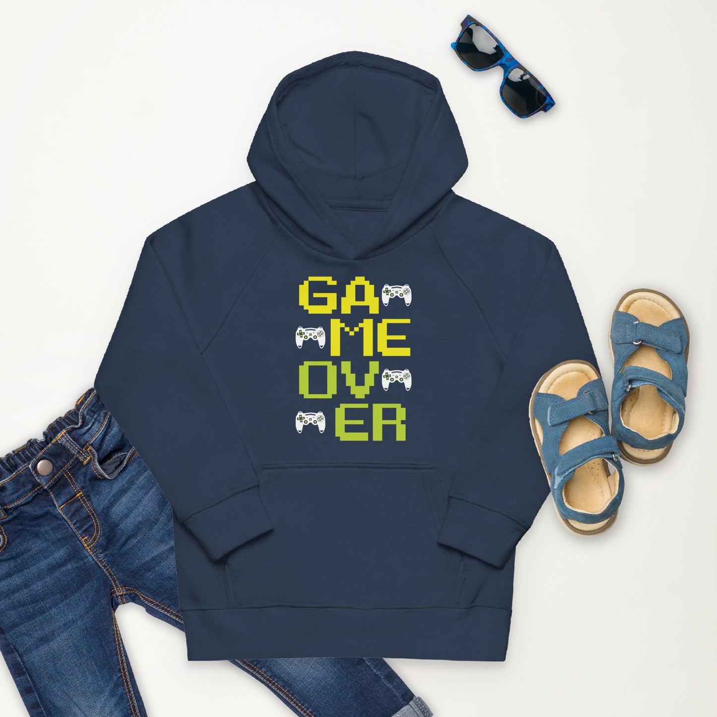 Game Over - Kids eco hoodie - HobbyMeFree