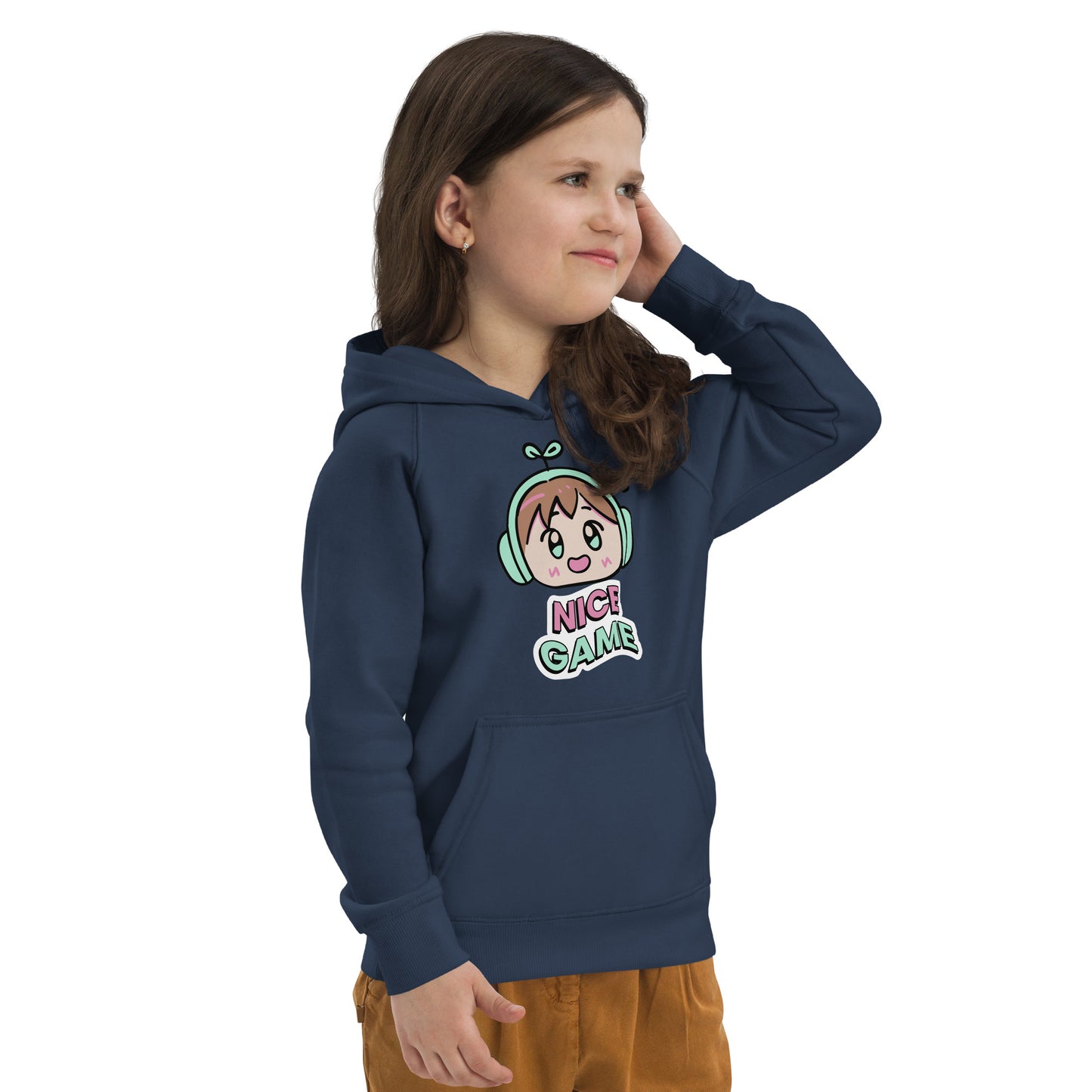 Nice Game - Kids eco hoodie - HobbyMeFree