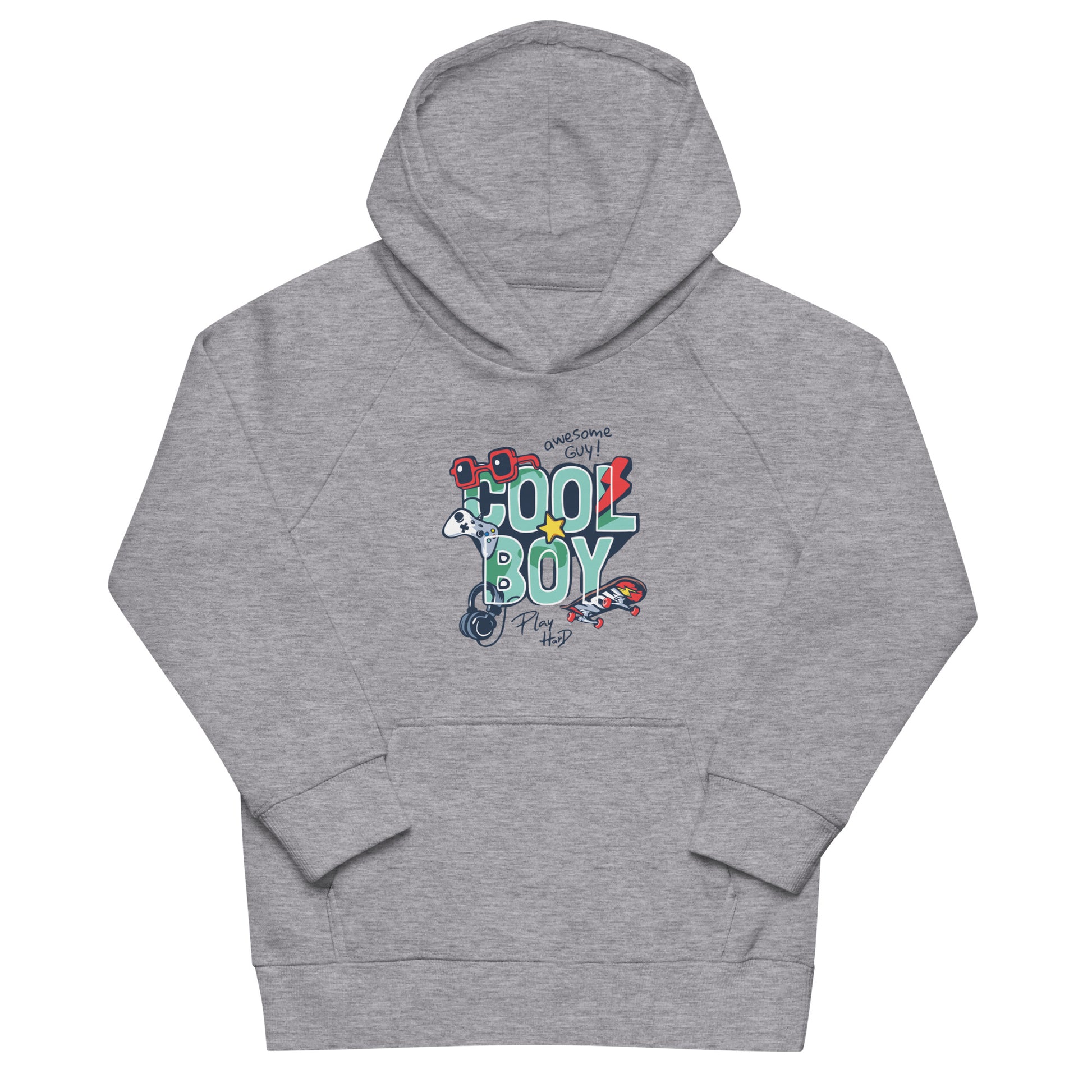 Gamer Cool Boy - Kids eco hoodie - HobbyMeFree