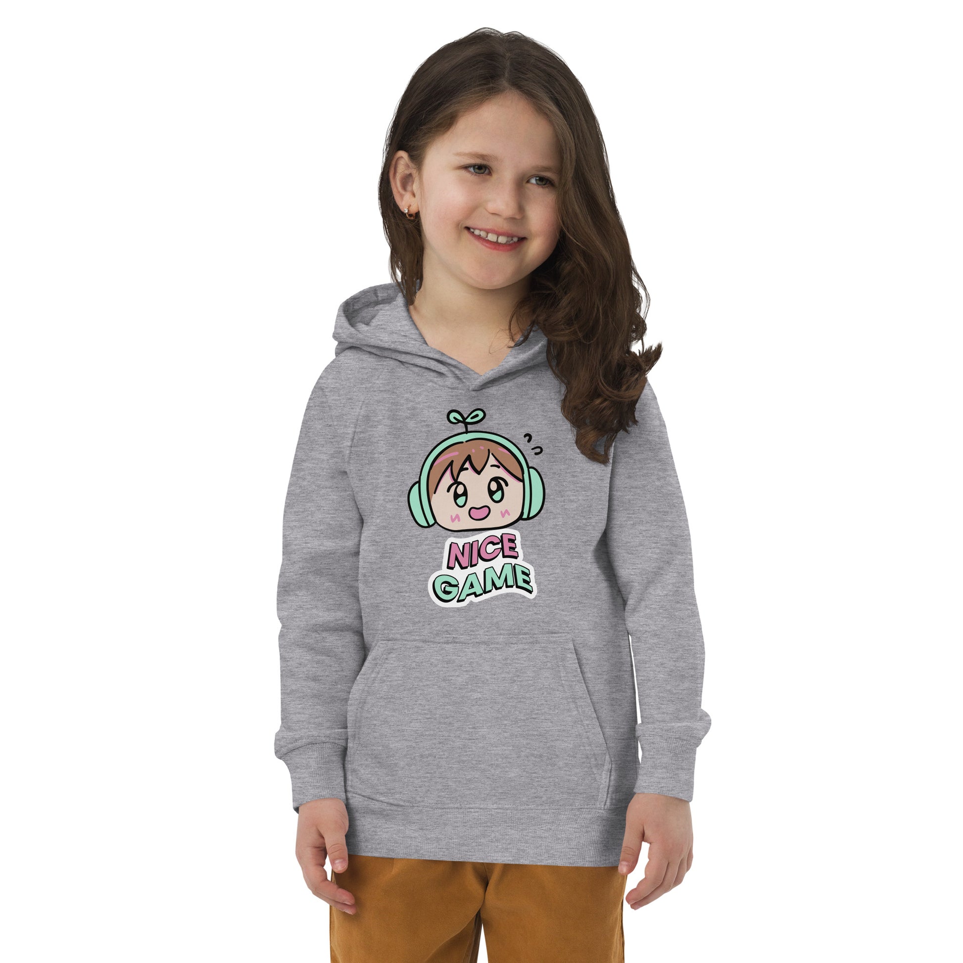 Nice Game - Kids eco hoodie - HobbyMeFree