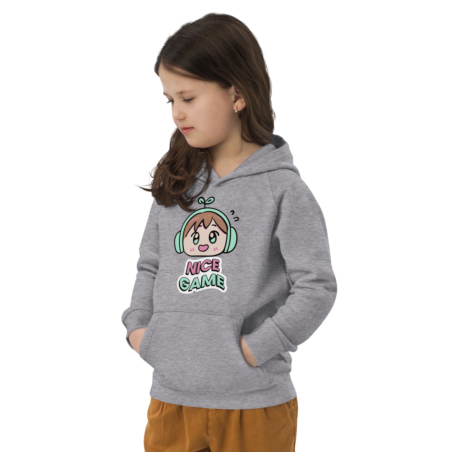 Nice Game - Kids eco hoodie - HobbyMeFree