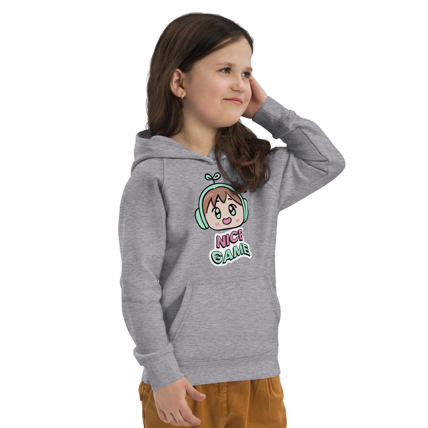 Nice Game - Kids eco hoodie - HobbyMeFree