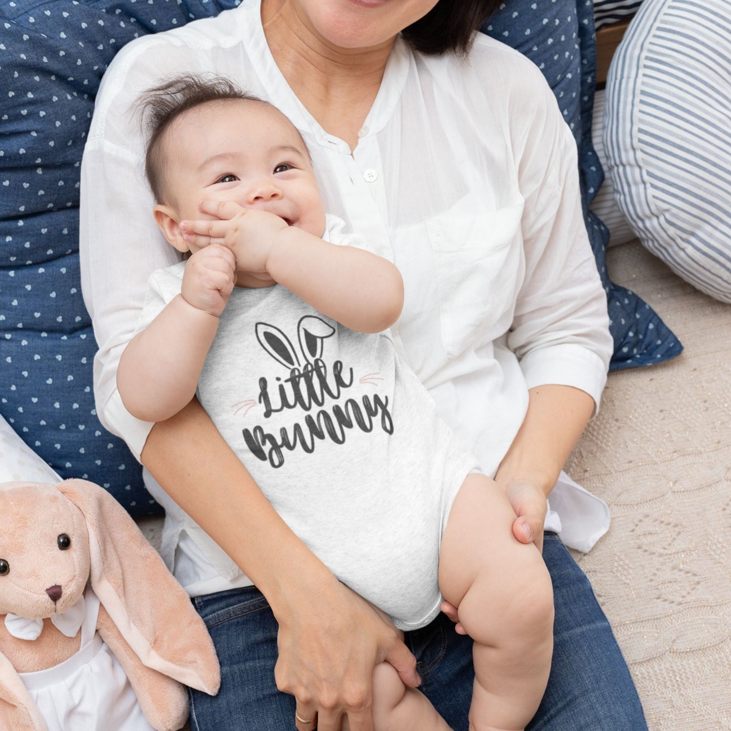 Little Bunny - Baby short sleeve one piece - HobbyMeFree