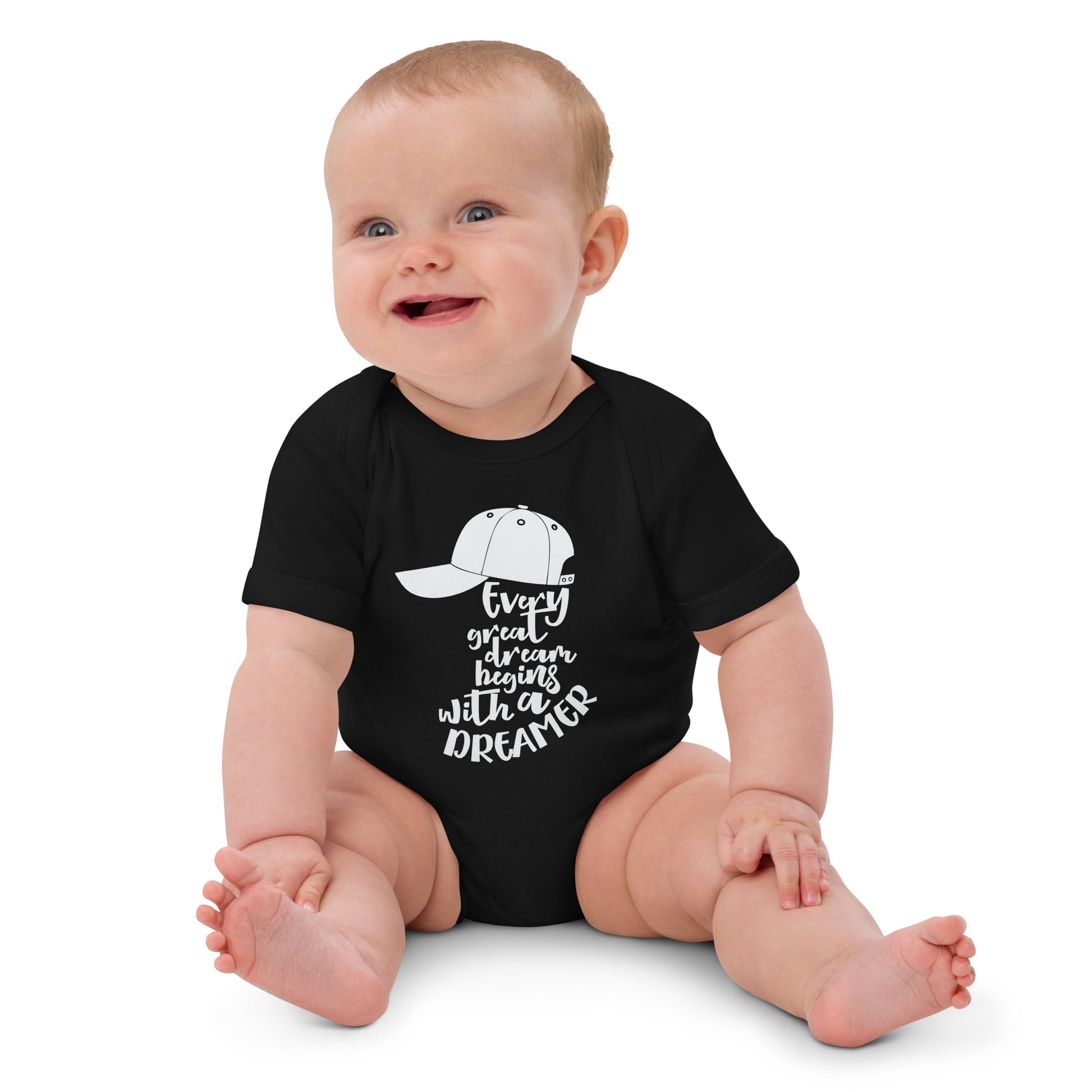 Dreamer - Organic cotton baby bodysuit - HobbyMeFree