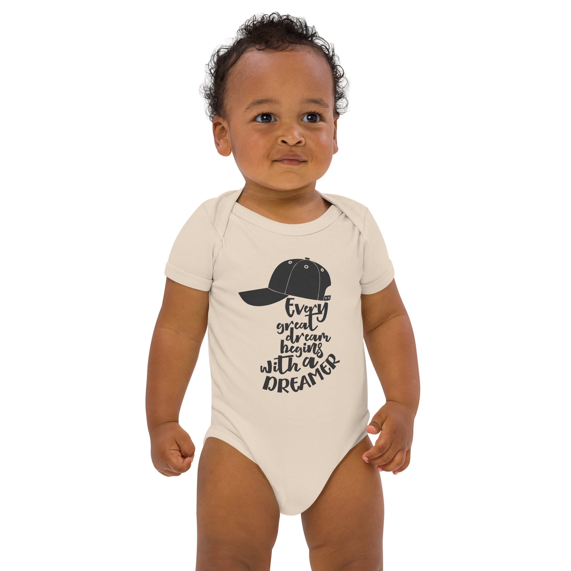 Dreamer - Organic cotton baby bodysuit - HobbyMeFree