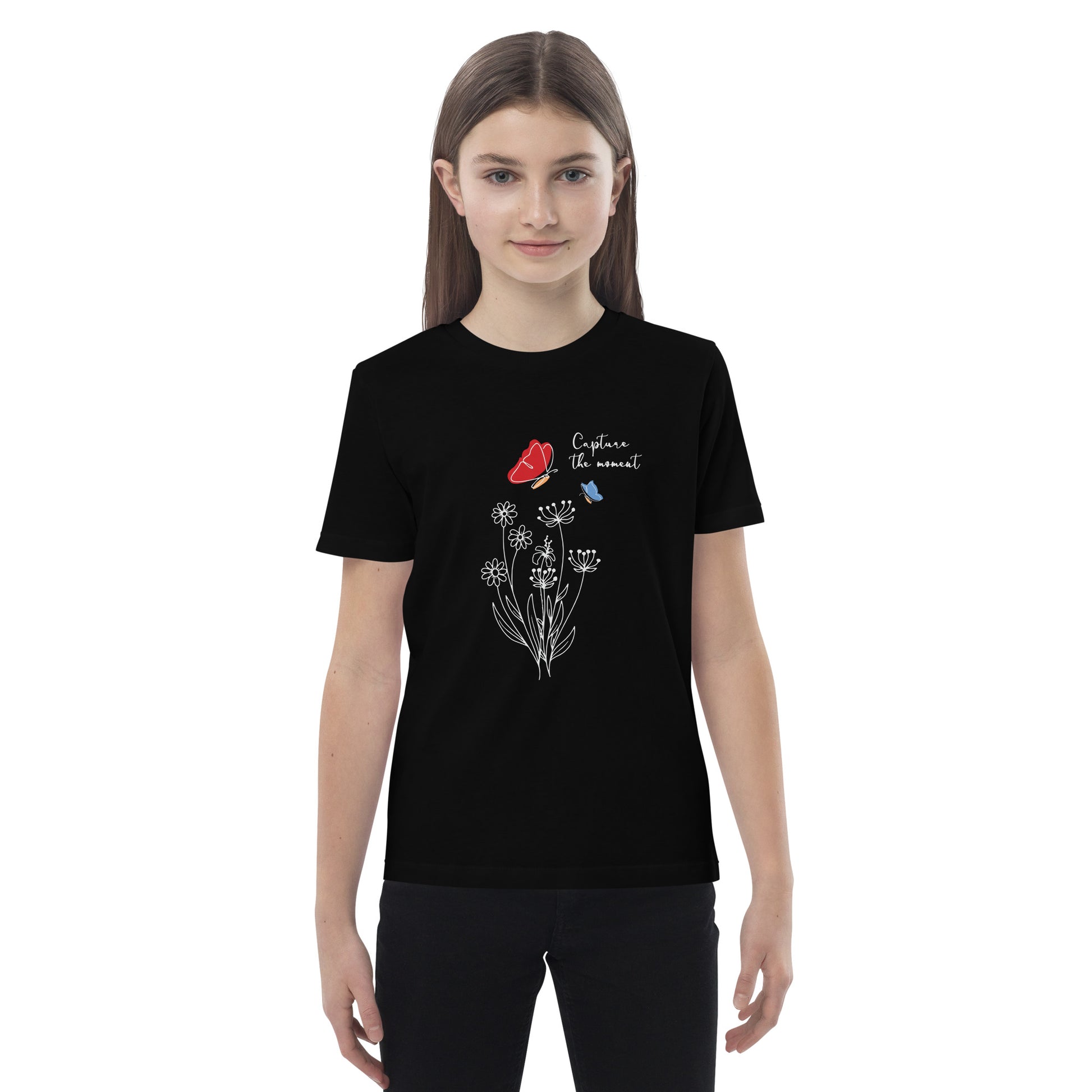 Capture the moment butterfly - Organic cotton kids t-shirt - HobbyMeFree