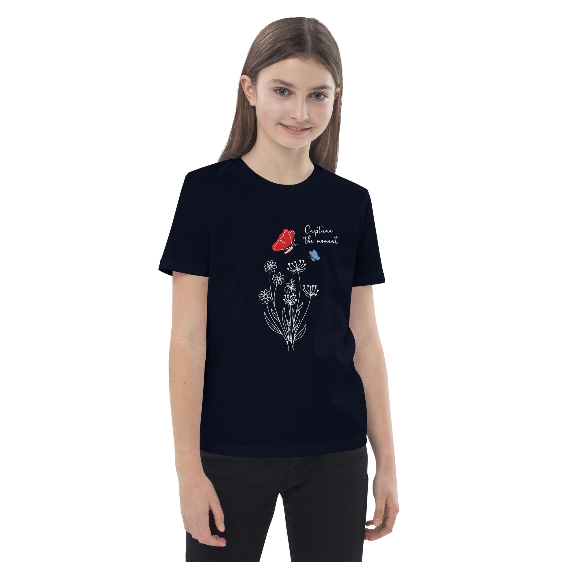 Capture the moment butterfly - Organic cotton kids t-shirt - HobbyMeFree