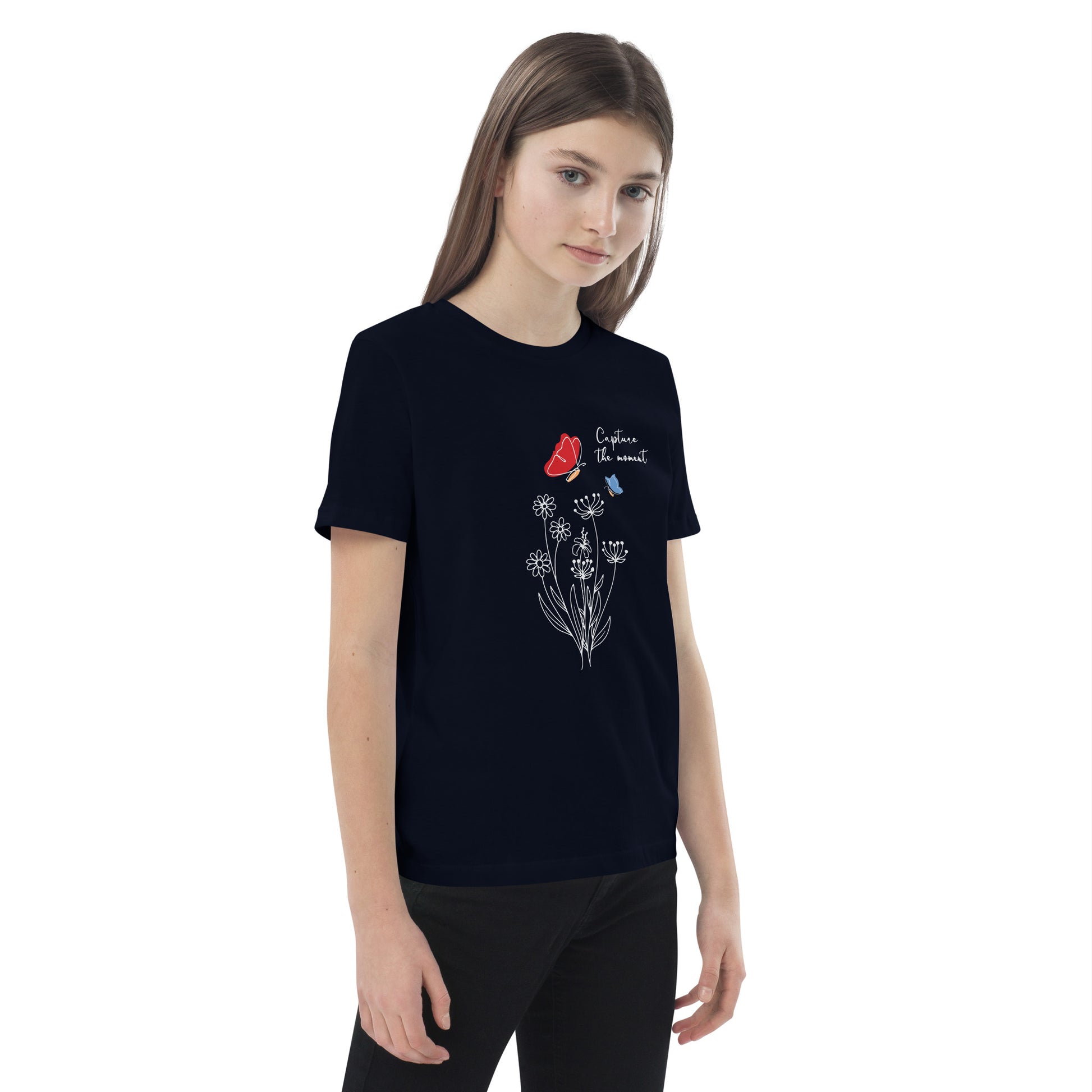 Capture the moment butterfly - Organic cotton kids t-shirt - HobbyMeFree