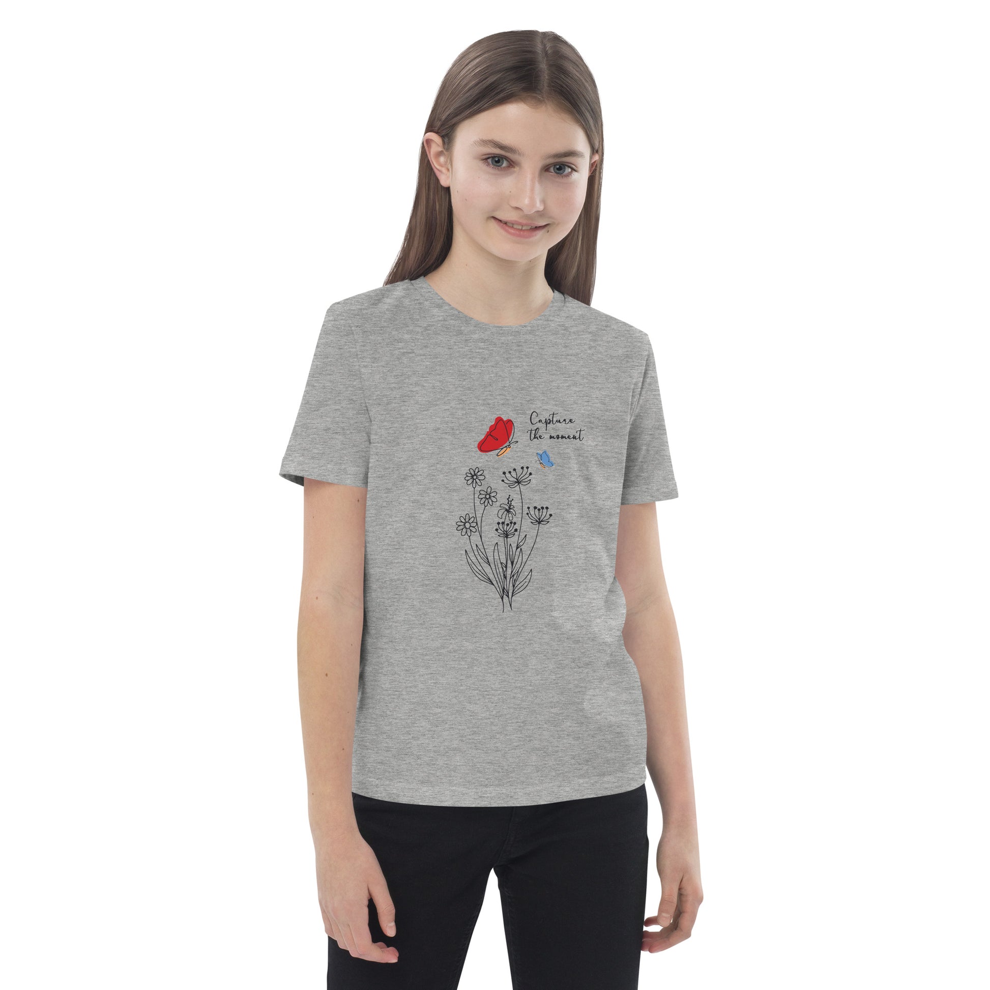 Capture the moment butterfly - Organic cotton kids t-shirt - HobbyMeFree