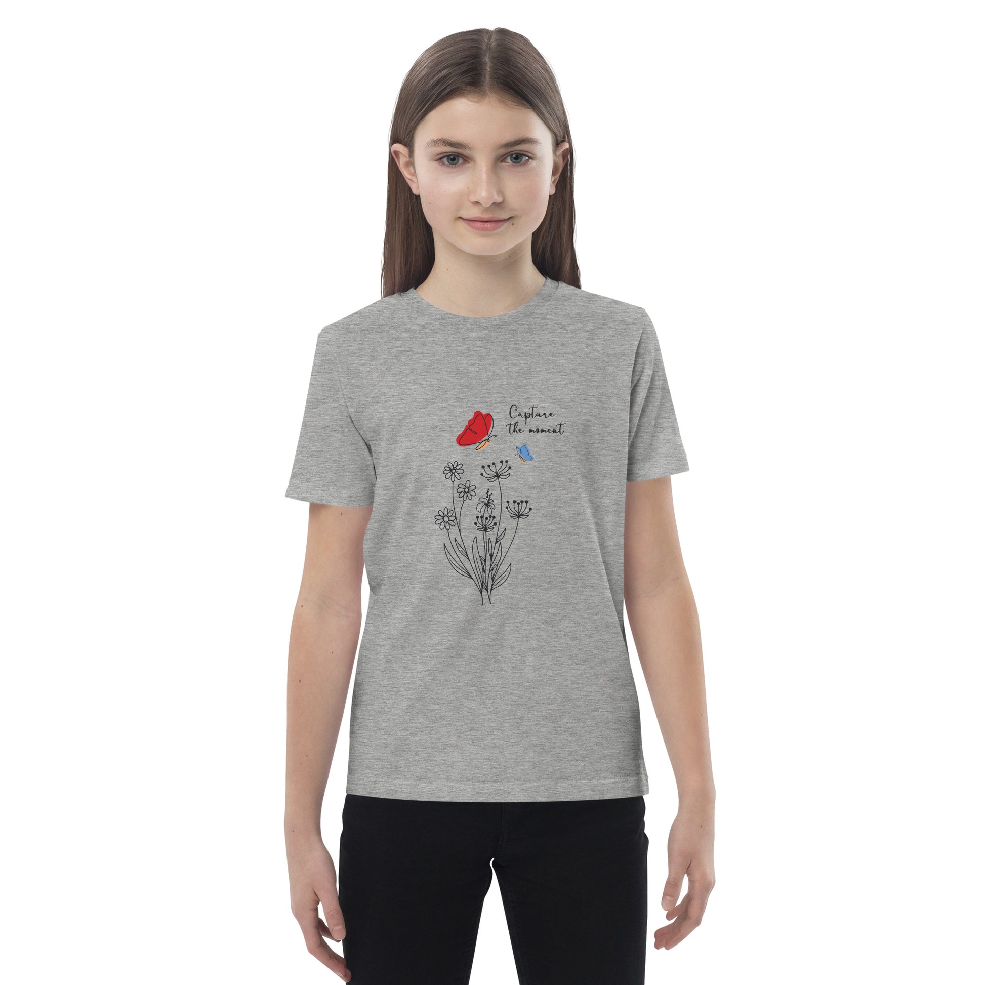 Capture the moment butterfly - Organic cotton kids t-shirt - HobbyMeFree