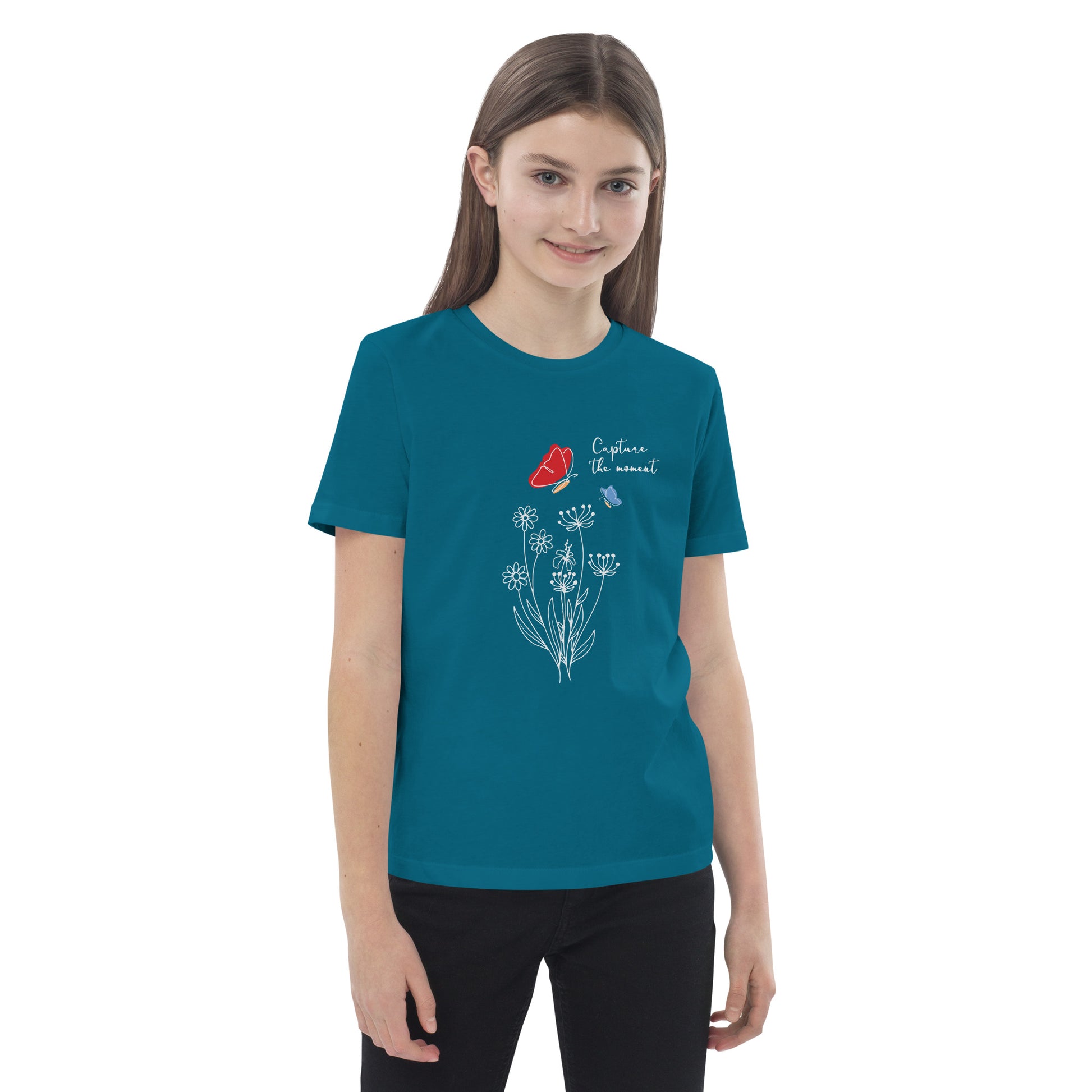 Capture the moment butterfly - Organic cotton kids t-shirt - HobbyMeFree