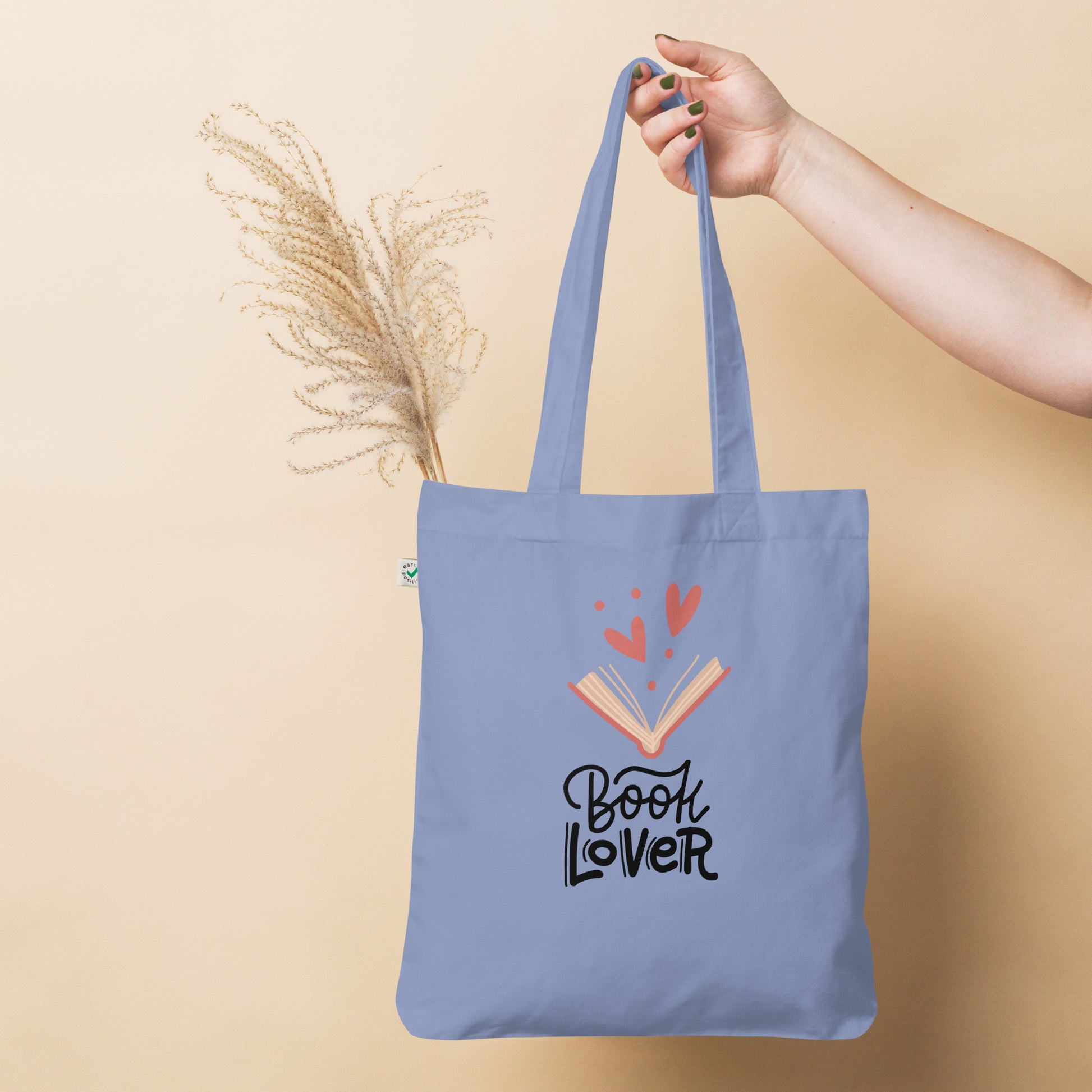 Book Lover - Organic fashion tote bag - HobbyMeFree