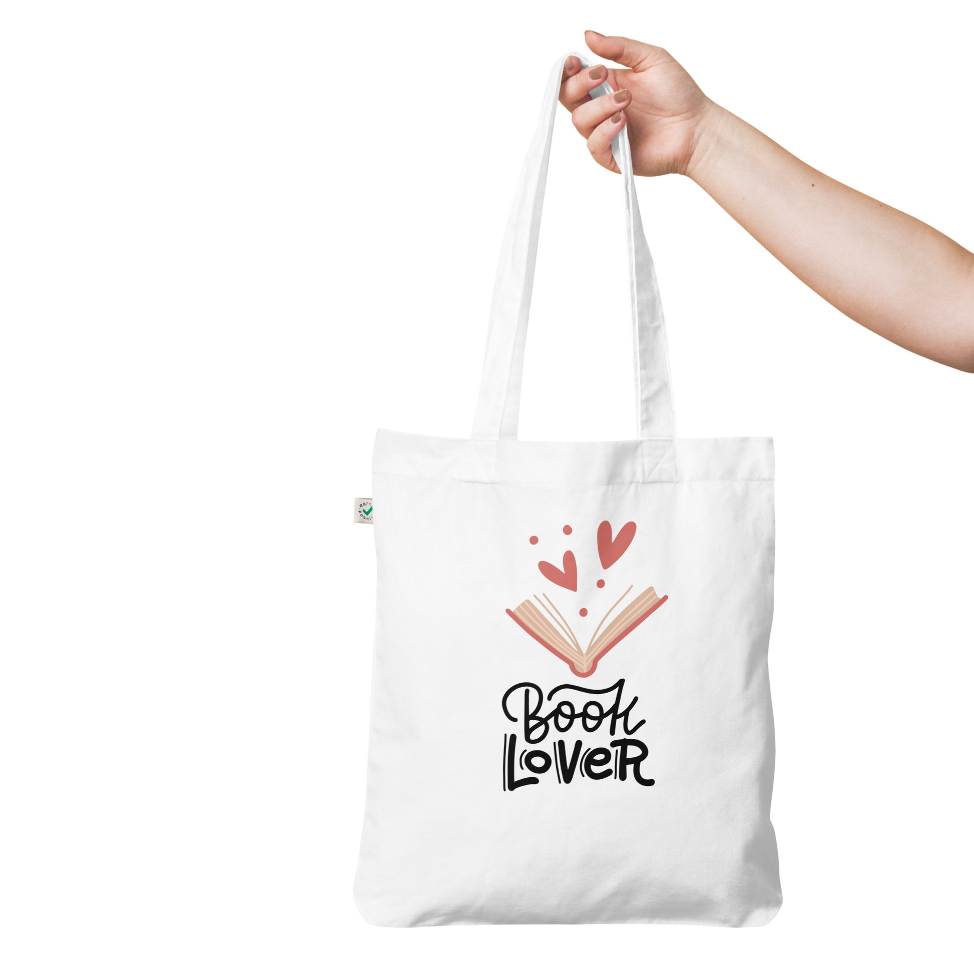 Book Lover - Organic fashion tote bag - HobbyMeFree