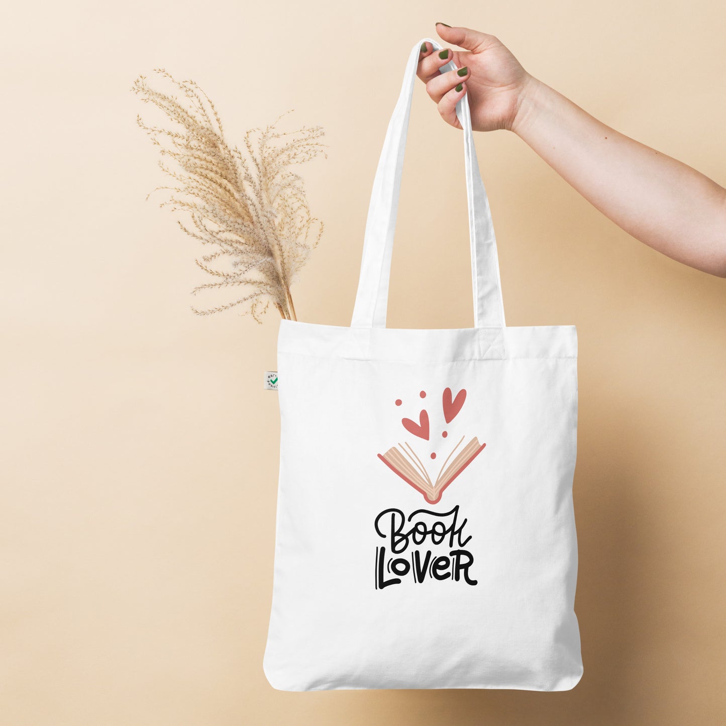 Book Lover - Organic fashion tote bag - HobbyMeFree