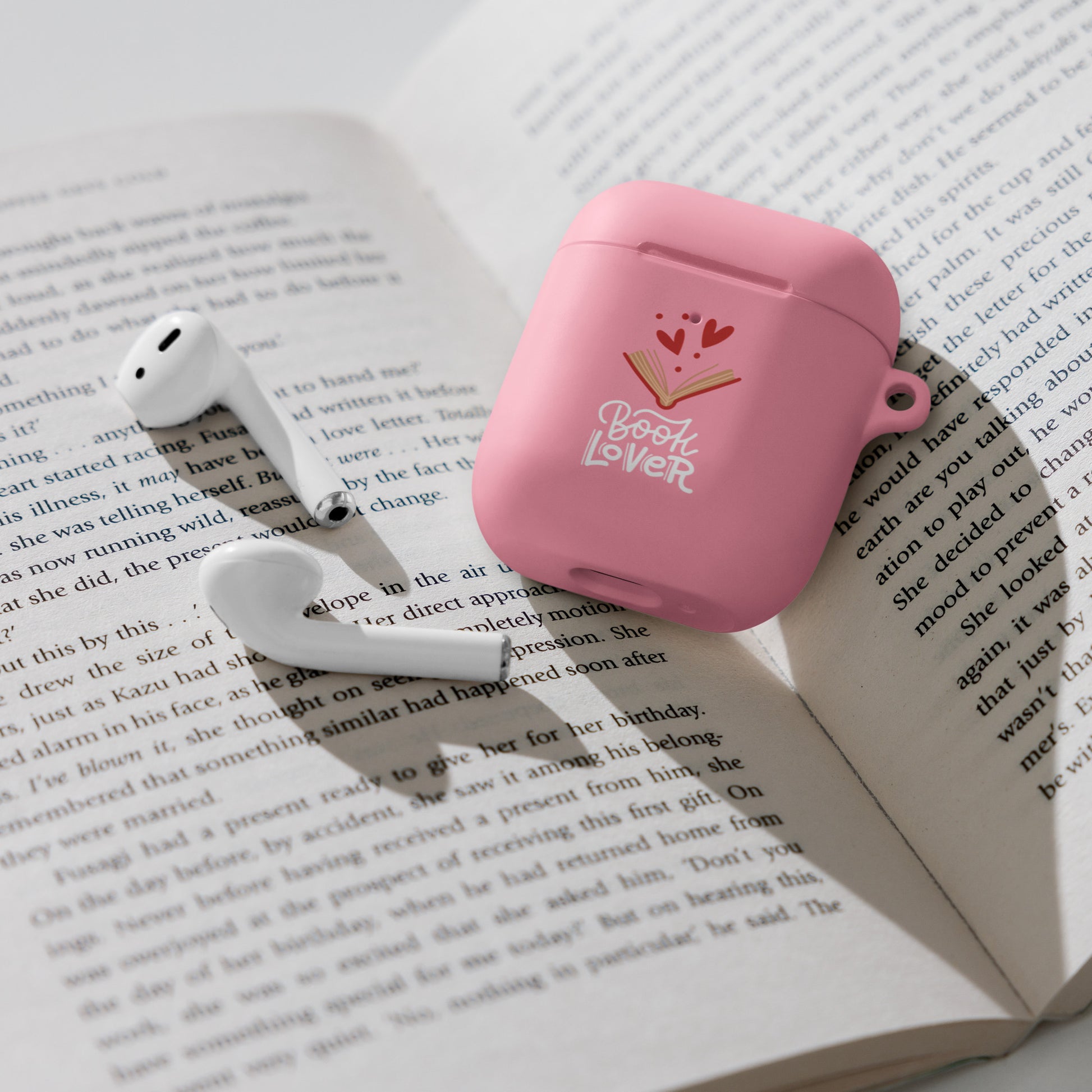 Book lover - Rubber Case for AirPods® - HobbyMeFree