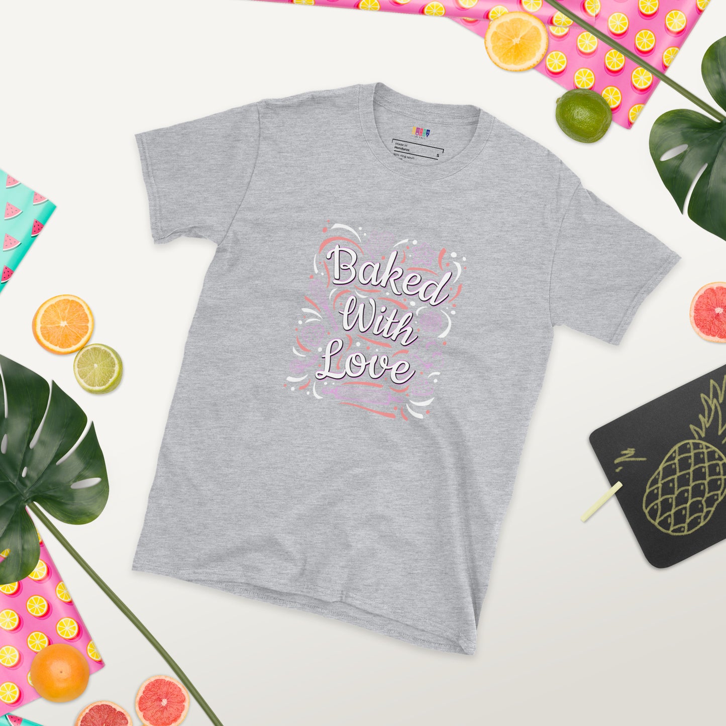 Baked with love - Short-Sleeve Unisex T-Shirt - HobbyMeFree