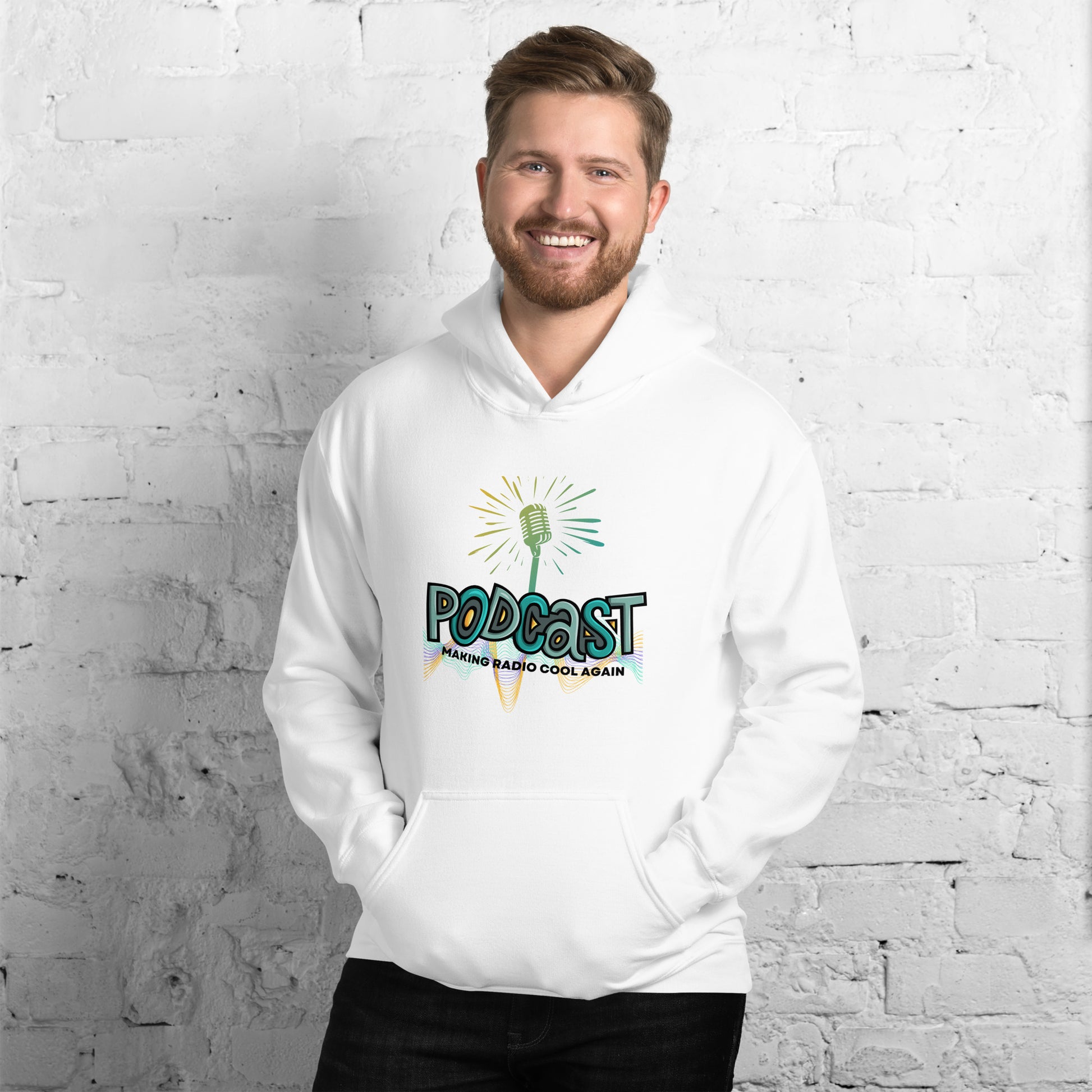 Podcast Making radio Cool Again Unisex Hoodie - HobbyMeFree