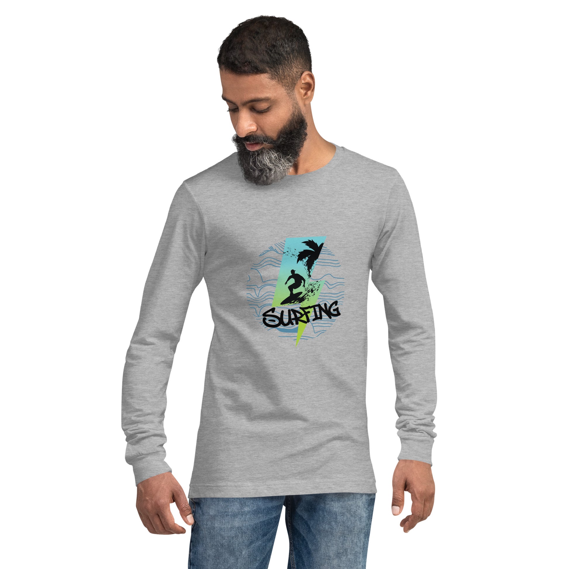 Surfing - Unisex Long Sleeve Tee - HobbyMeFree