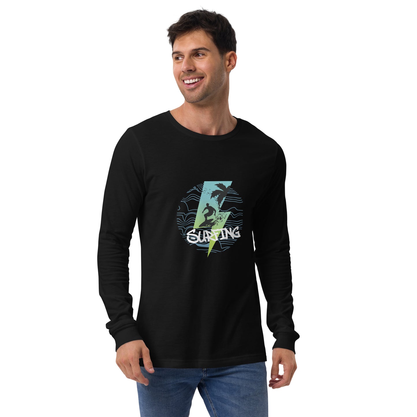 Surfing - Unisex Long Sleeve Tee - HobbyMeFree