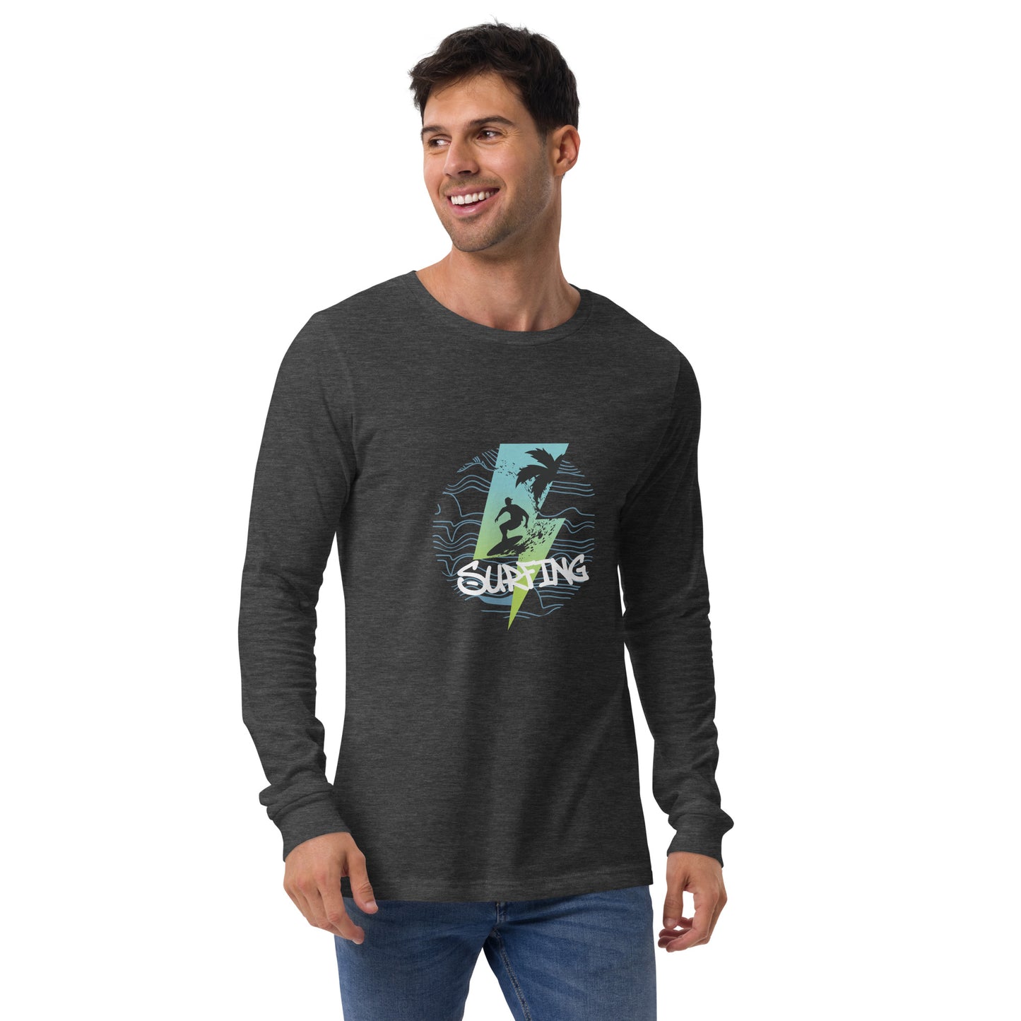 Surfing - Unisex Long Sleeve Tee - HobbyMeFree