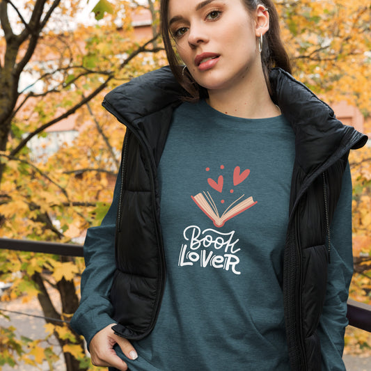 Book Lover - Unisex Long Sleeve Tee - HobbyMeFree