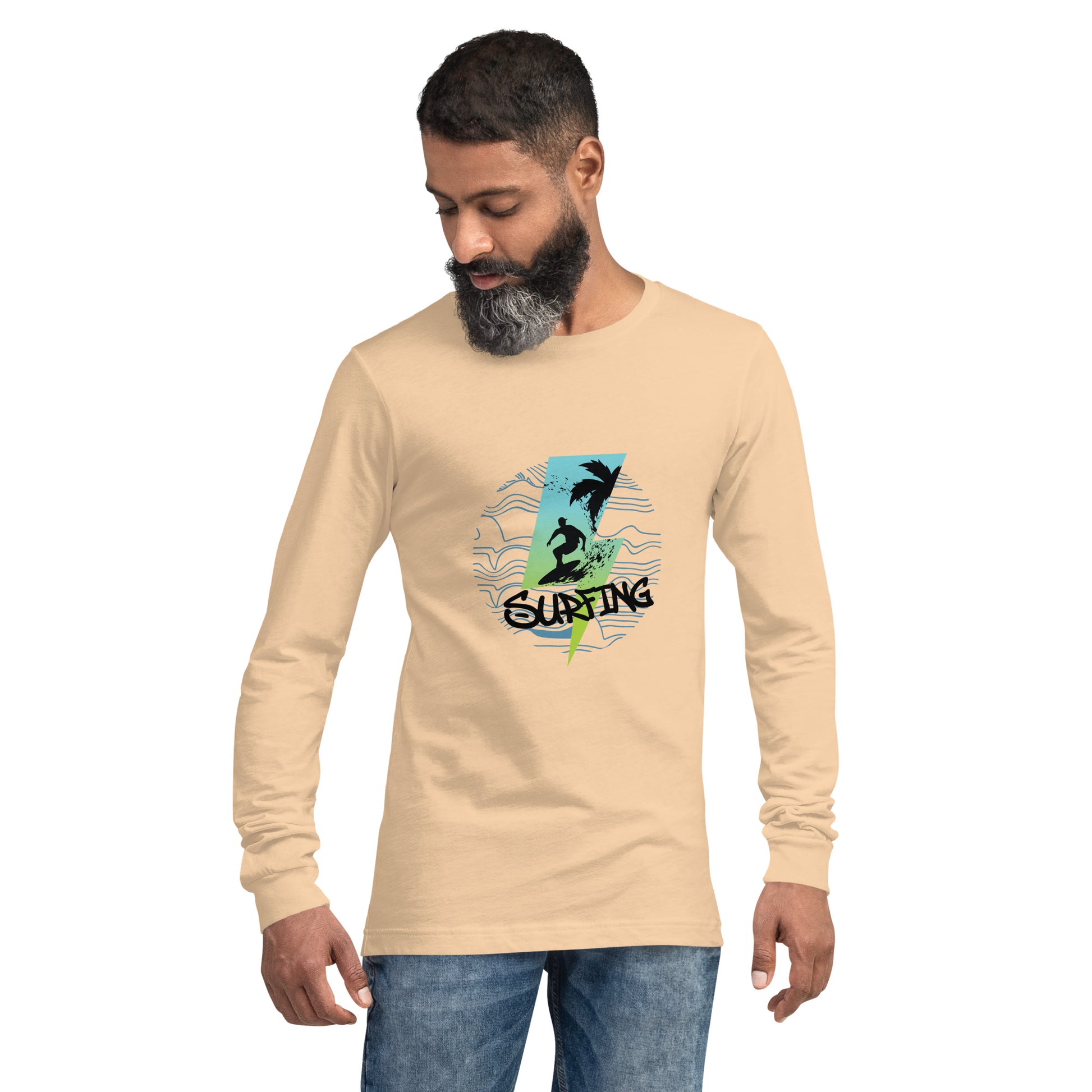 Surfing - Unisex Long Sleeve Tee - HobbyMeFree