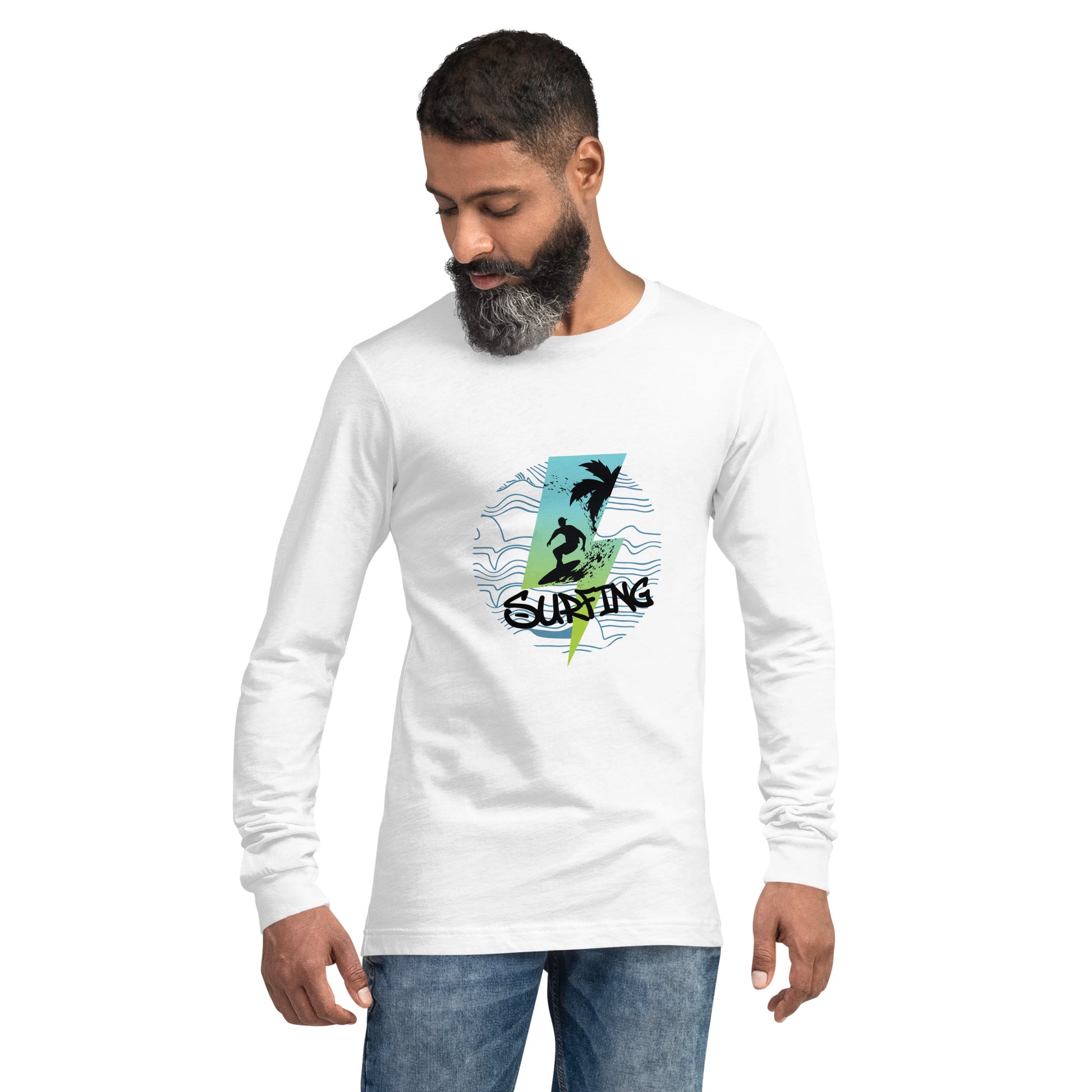 Surfing - Unisex Long Sleeve Tee - HobbyMeFree