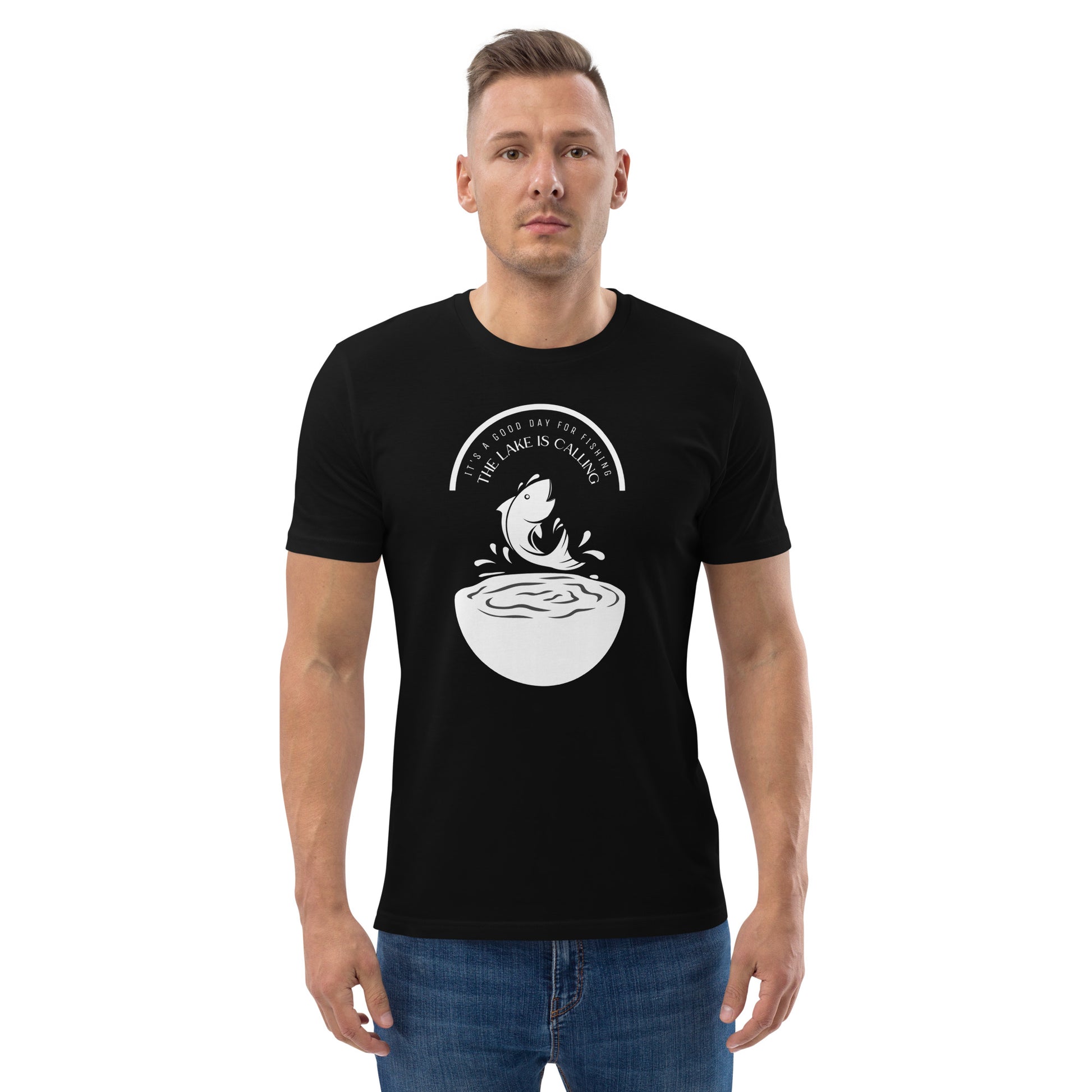 The lake is calling Unisex organic cotton t-shirt - HobbyMeFree